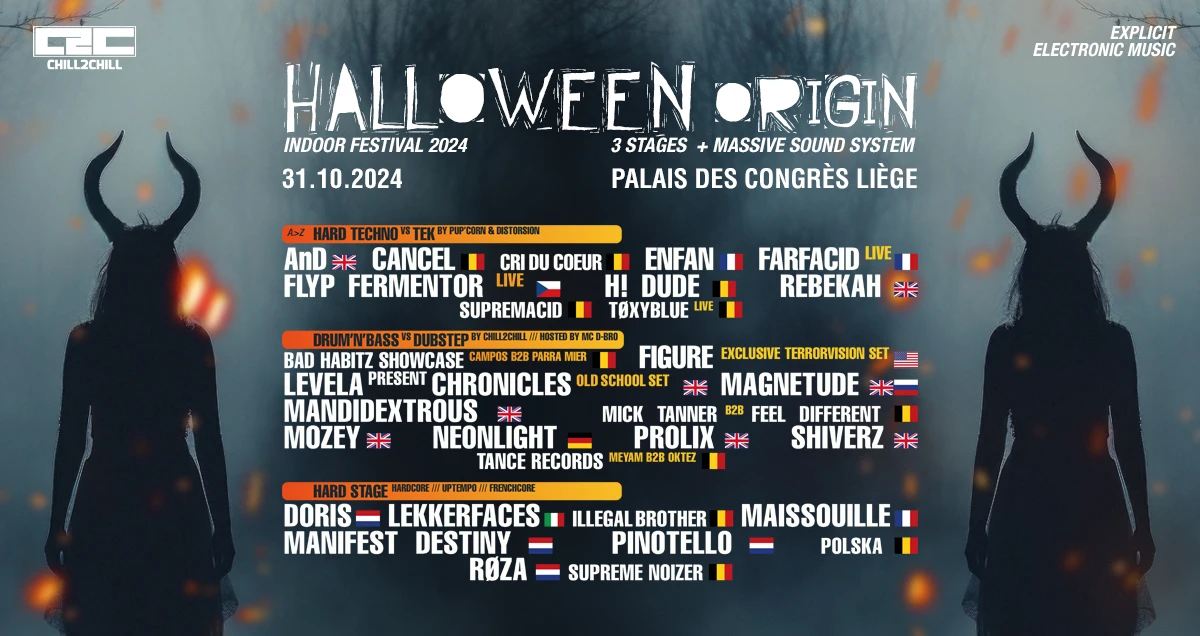 Chill2chill Halloween Origin Indoor Festival 2024