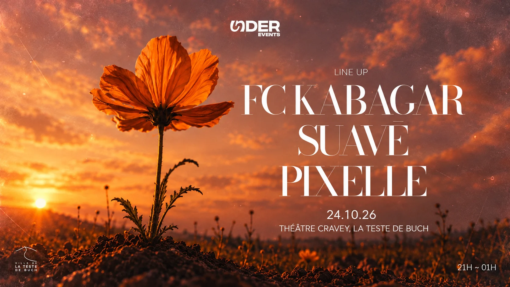 Under Events W/ Fc Kabagar, Suavē, Pixelle - Théâtre Cravey