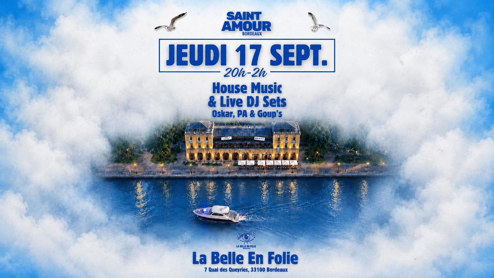 Saint Amour Bordeaux | Jeudi 17 Septembre 2026