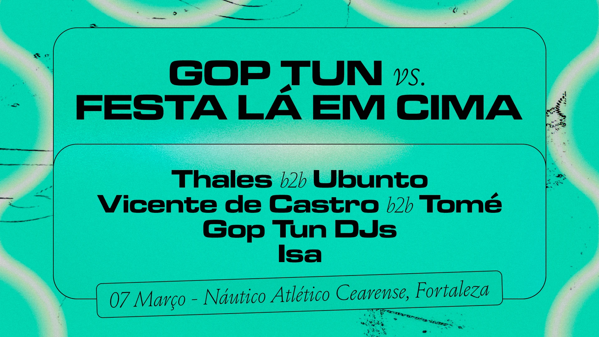 Festa Lá Em Cima Apresenta: Gop Tun Showcase No Náutico