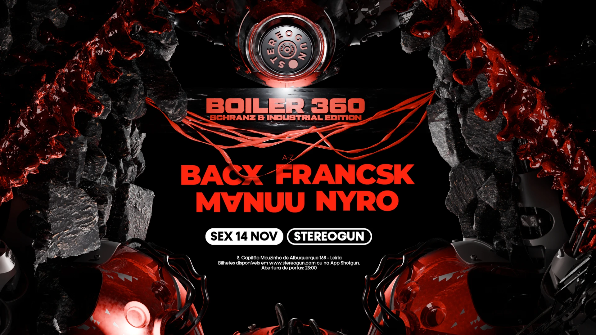 Boiler 360 - Schranz & Industrial Edition @ Stereogun Leiria