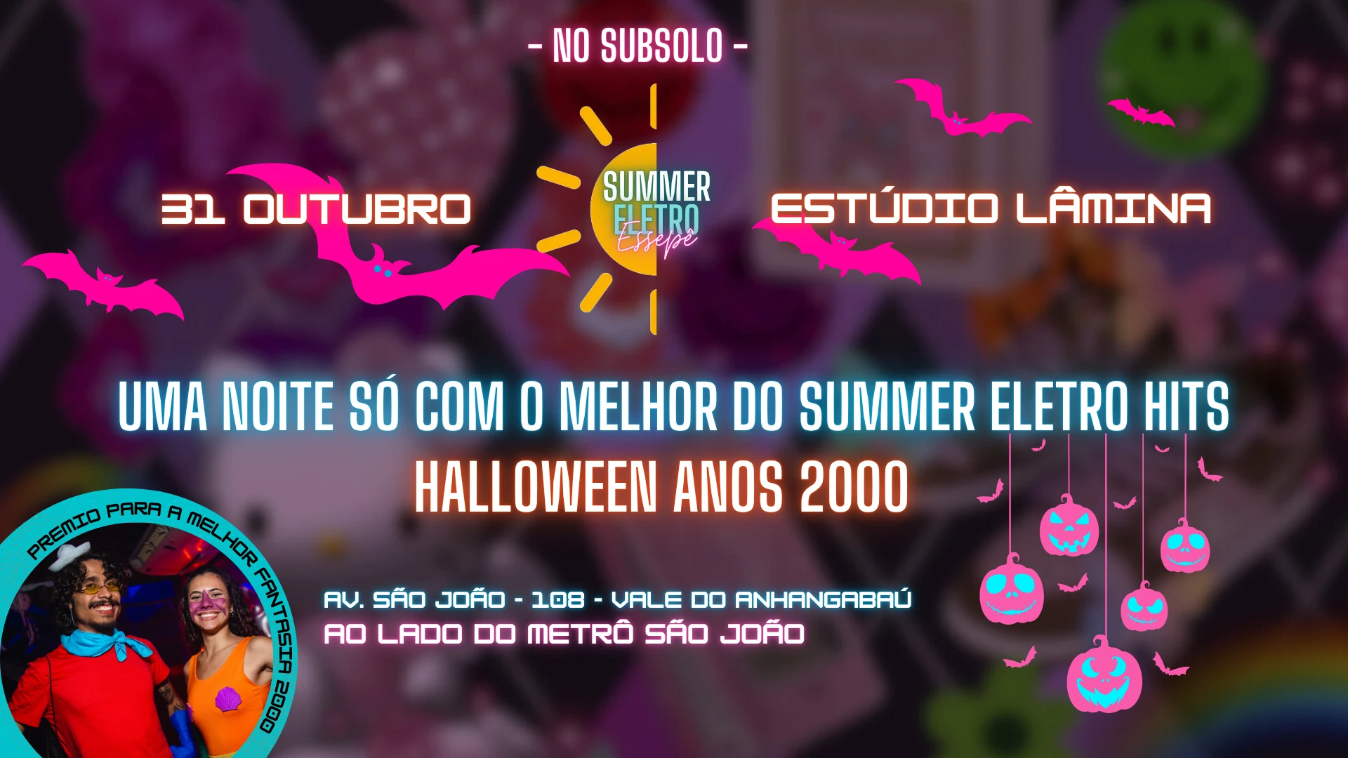 Summer Eletro Essepê - Halloween Anos 2000