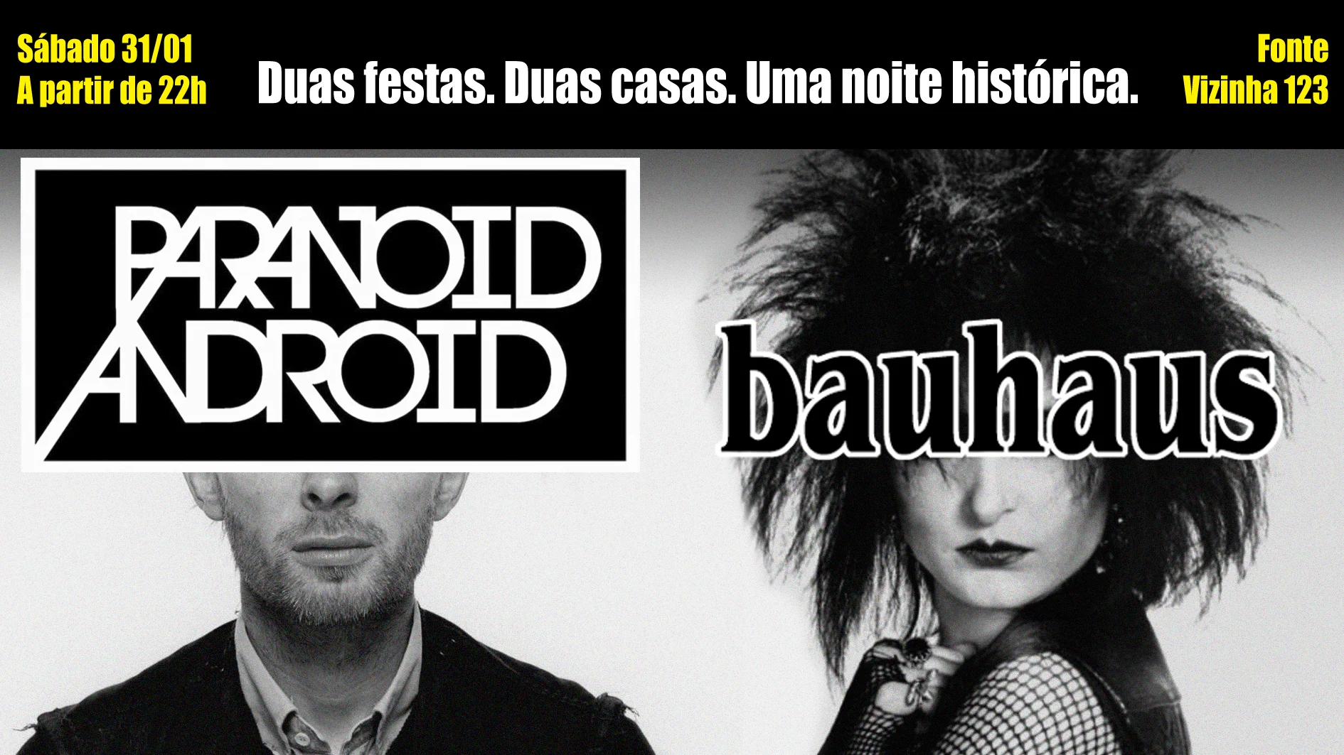 Paranoid Android + Bauhaus - Edição Histórica Em Botafogo