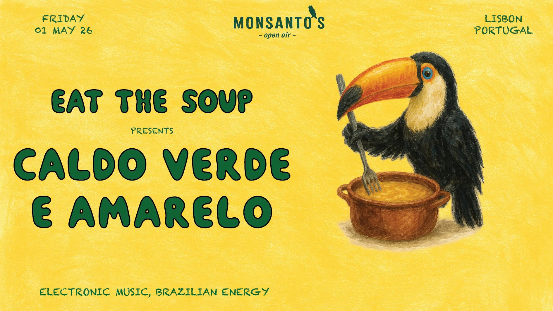Eat The Soup X Caldo Verde E Amarelo