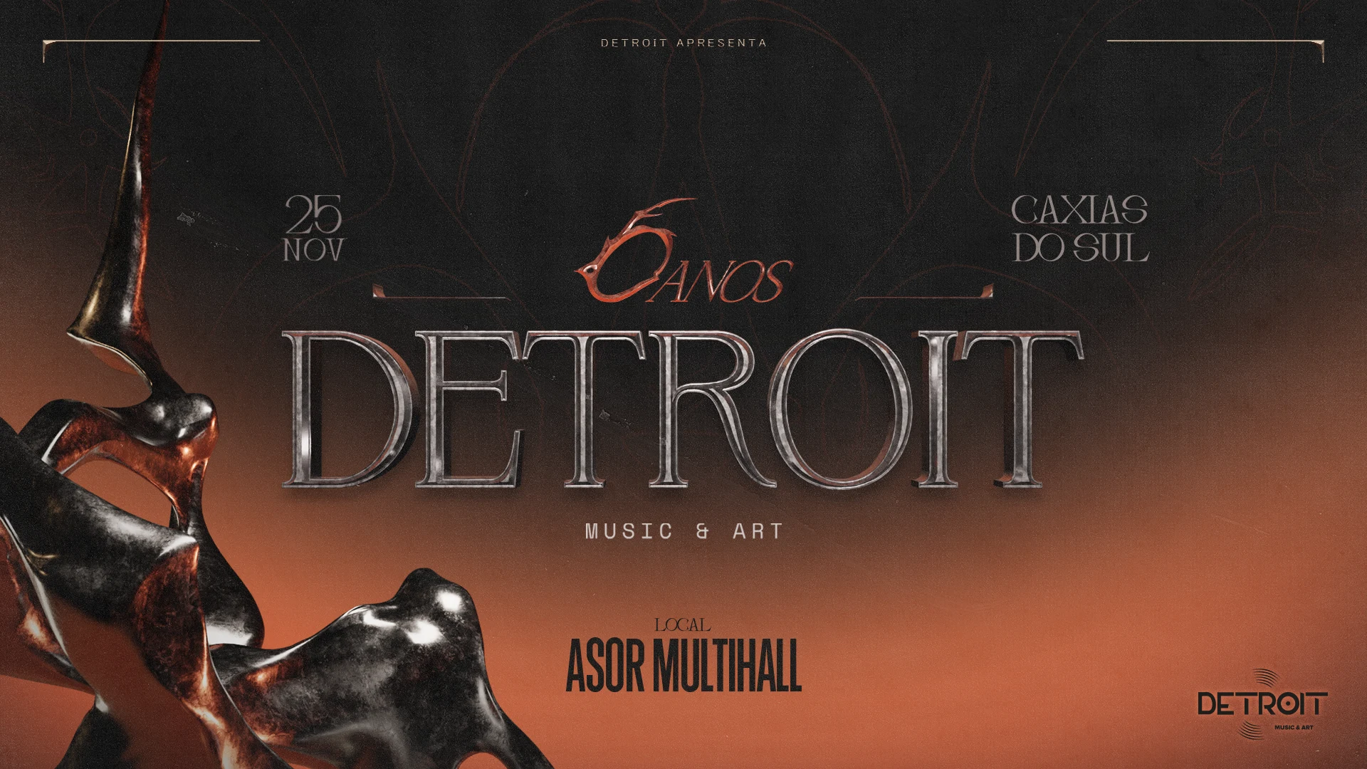 Detroit Music & Art 6 Anos