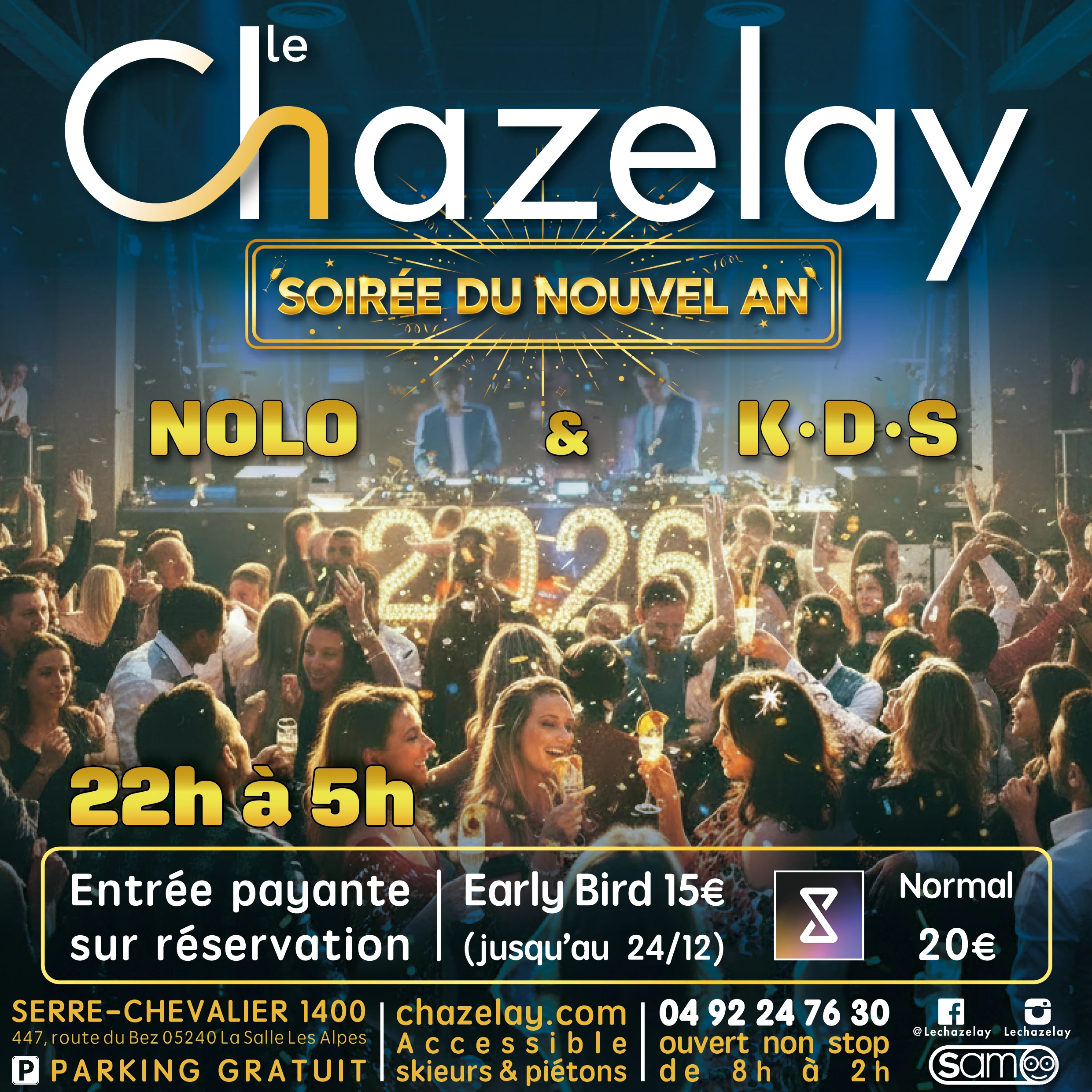 Soirée Du Réveillon - Le Chazelay - Serre Chevalier