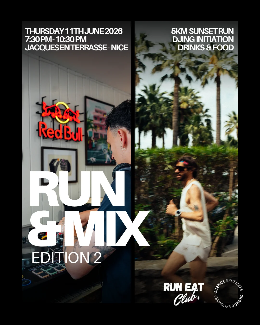 Run & MIX #2 - Run Eat Club X Silence Ephemere