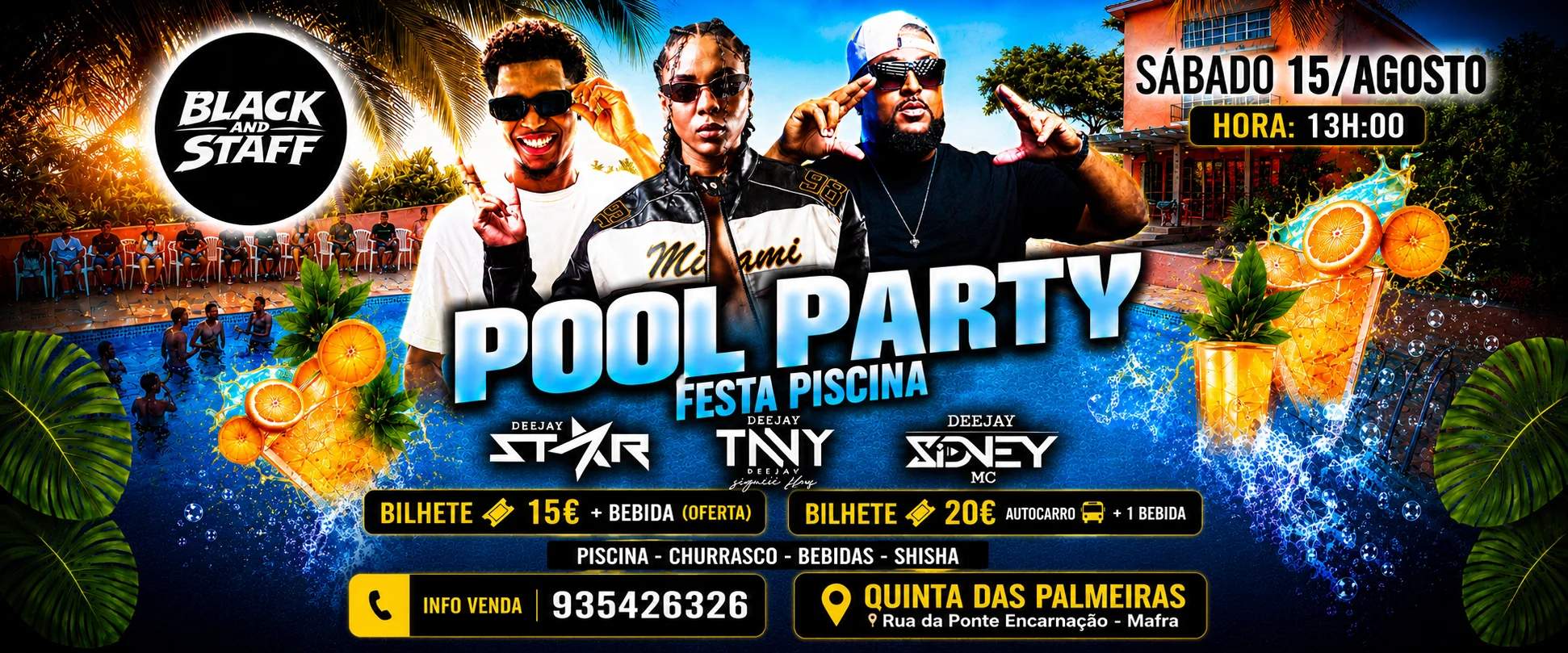 15/Agosto 🛟Pool Party “Festa Piscina”