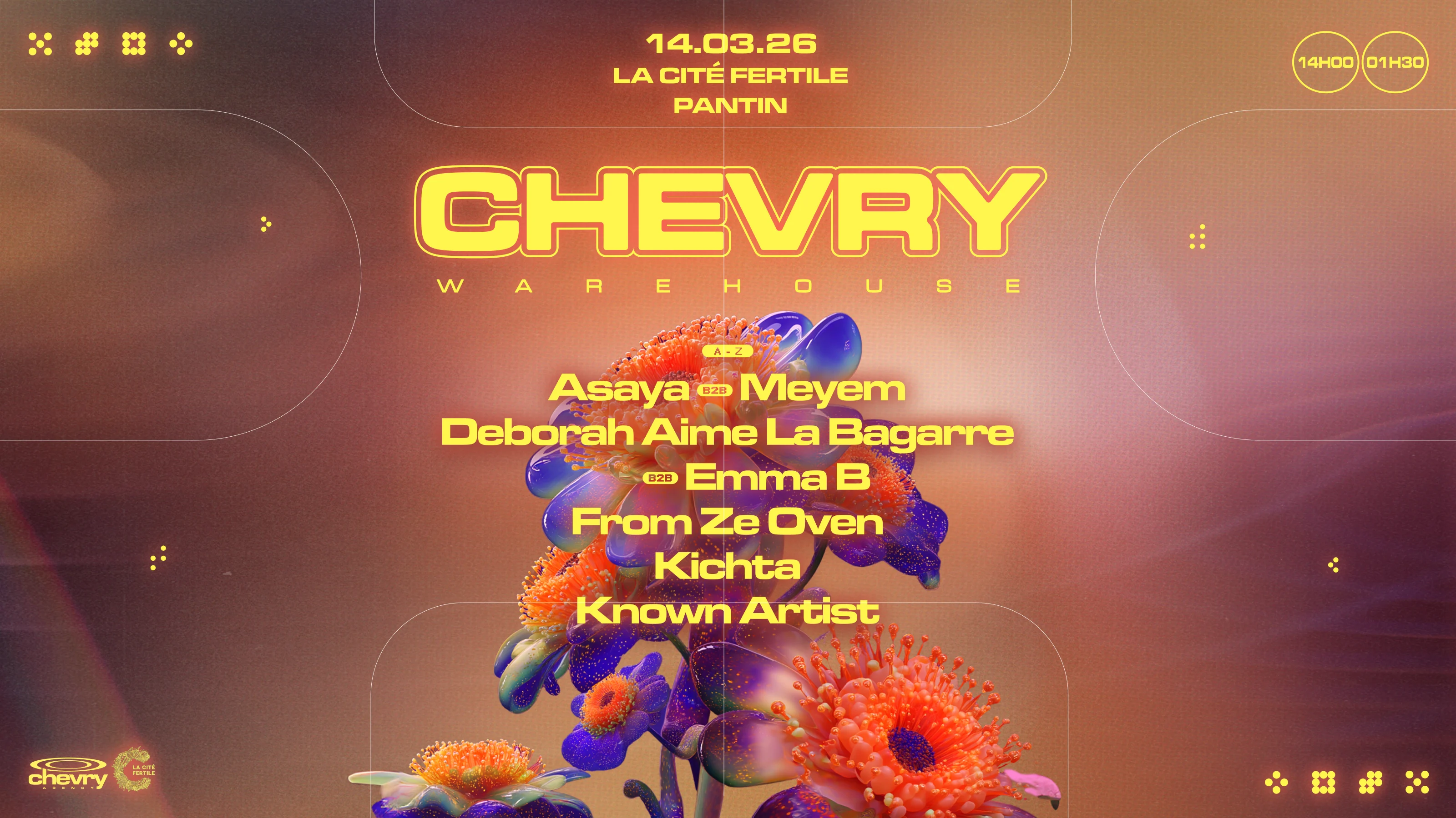 Chevry Warehouse : Asaya B2b Meyem, Kichta, Emma B B2b Dalb