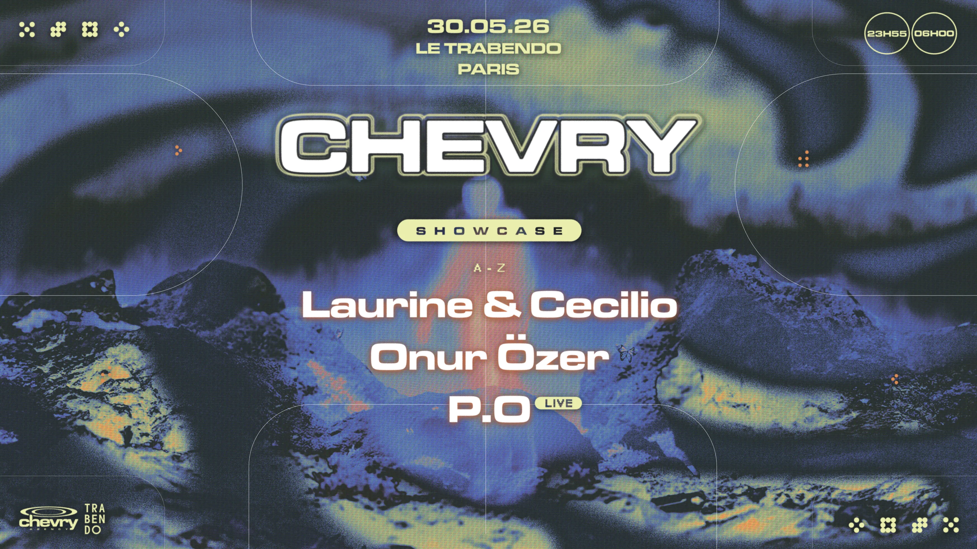 Chevry Showcase : Onur Özer, Laurine & Cecilio, P.O Live