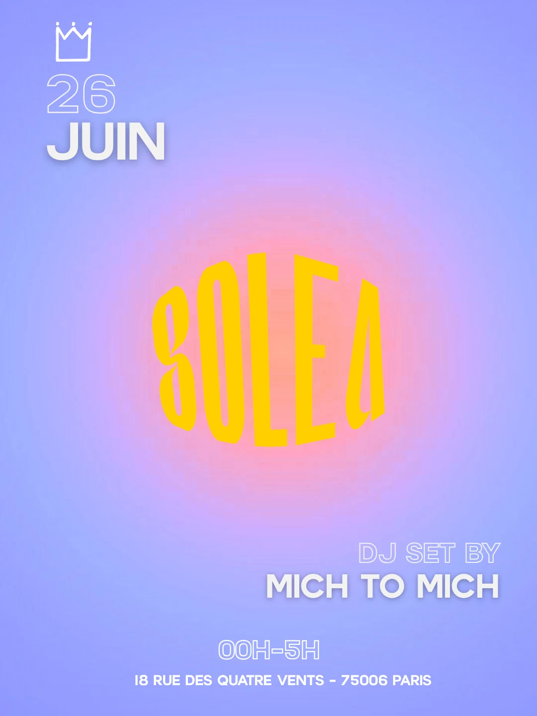 Vendredi - Solea Chez Prince Dj Set Commercial - Paris