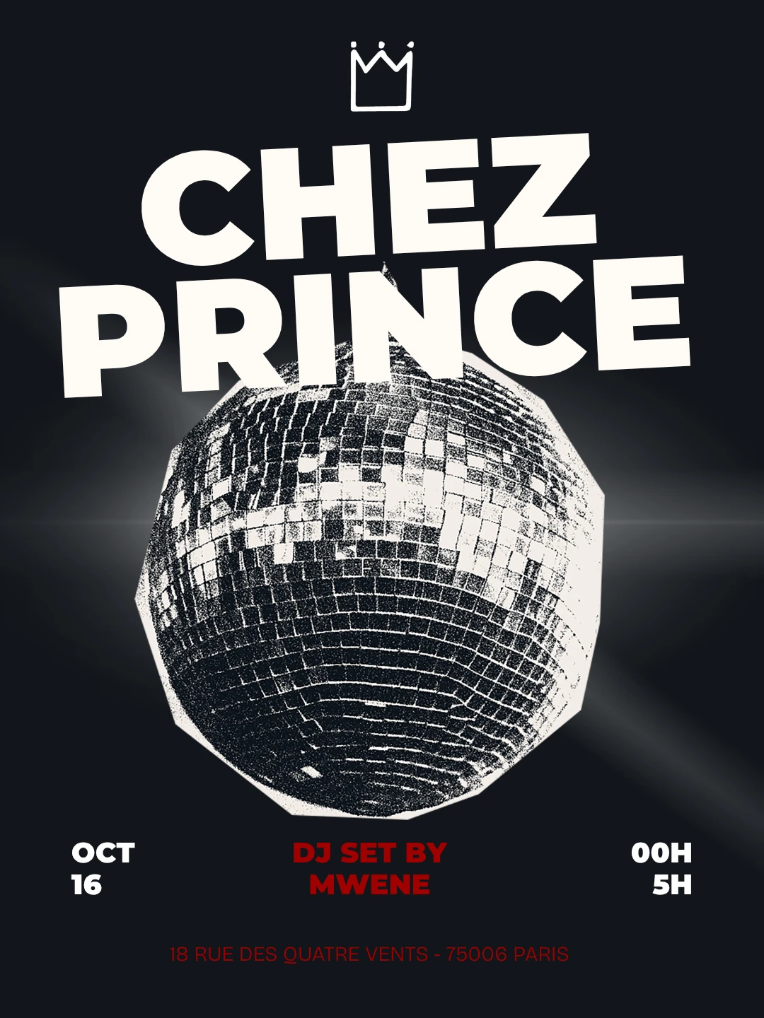 Vendredi - Open Format Chez Prince Paris