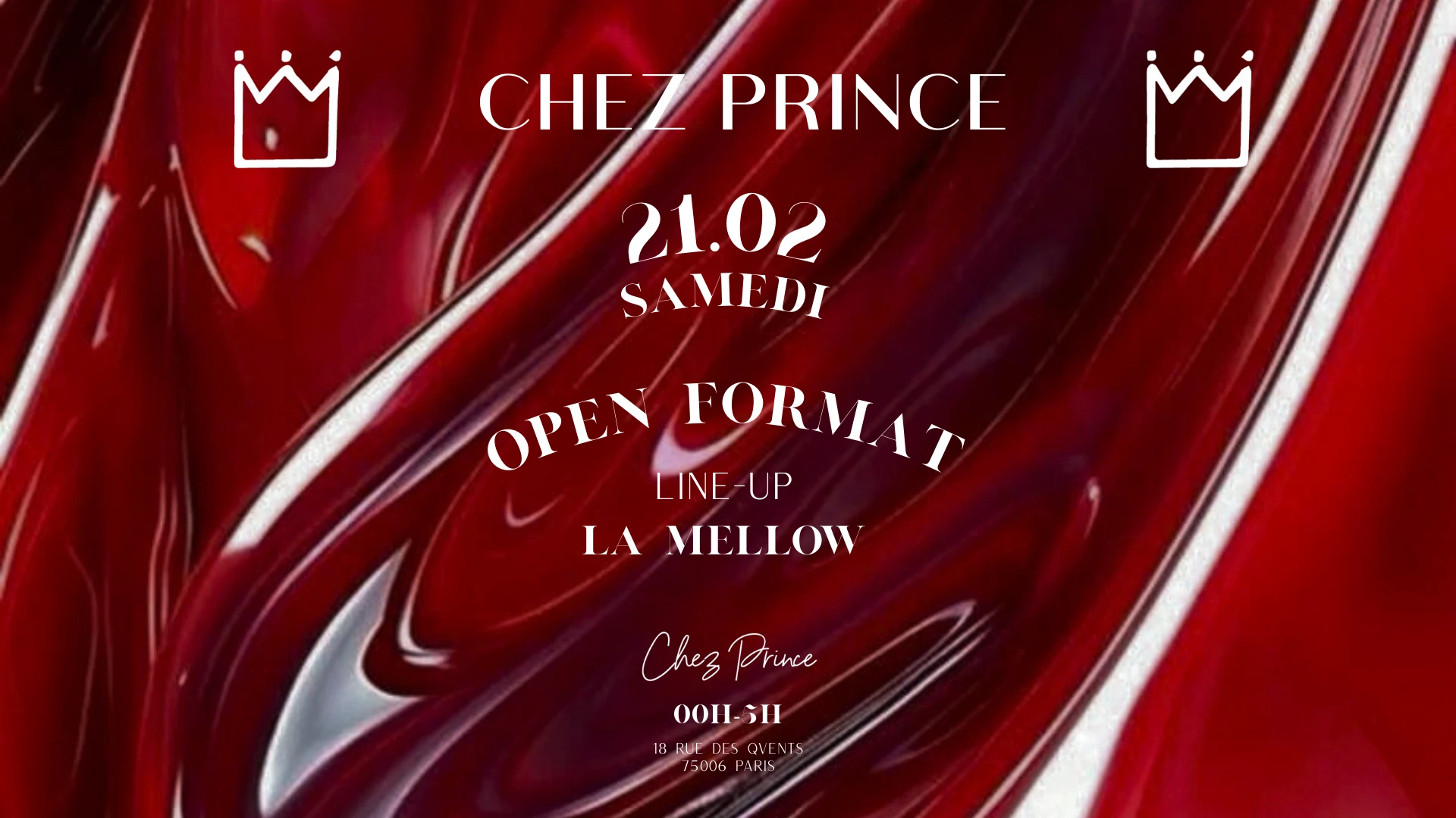 Saturday @Chezprince St-Germain | Open Format