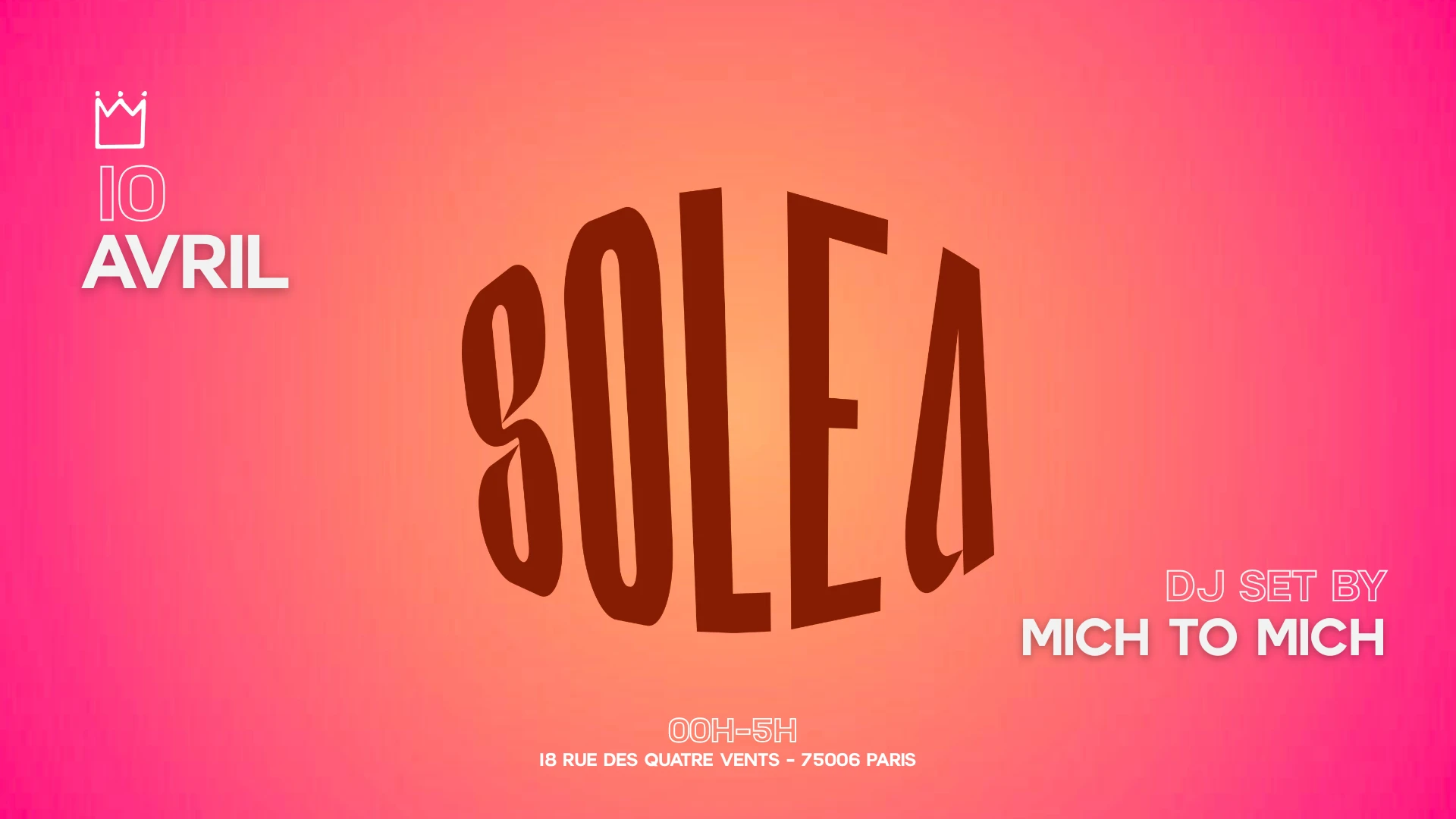 Solea | Vendredi Chez Prince St-Germain