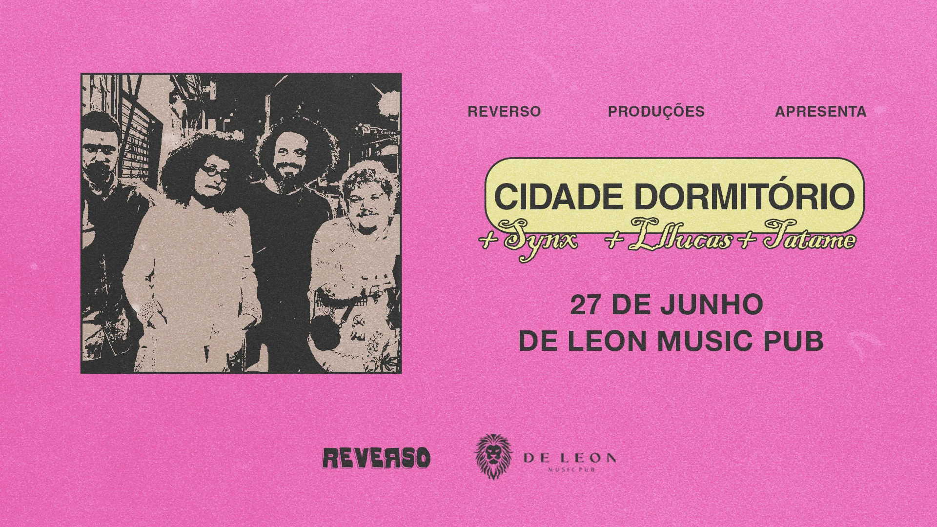 Reverso Apresenta: Cidade Dormitório, Lllucas, Synx E Tatame