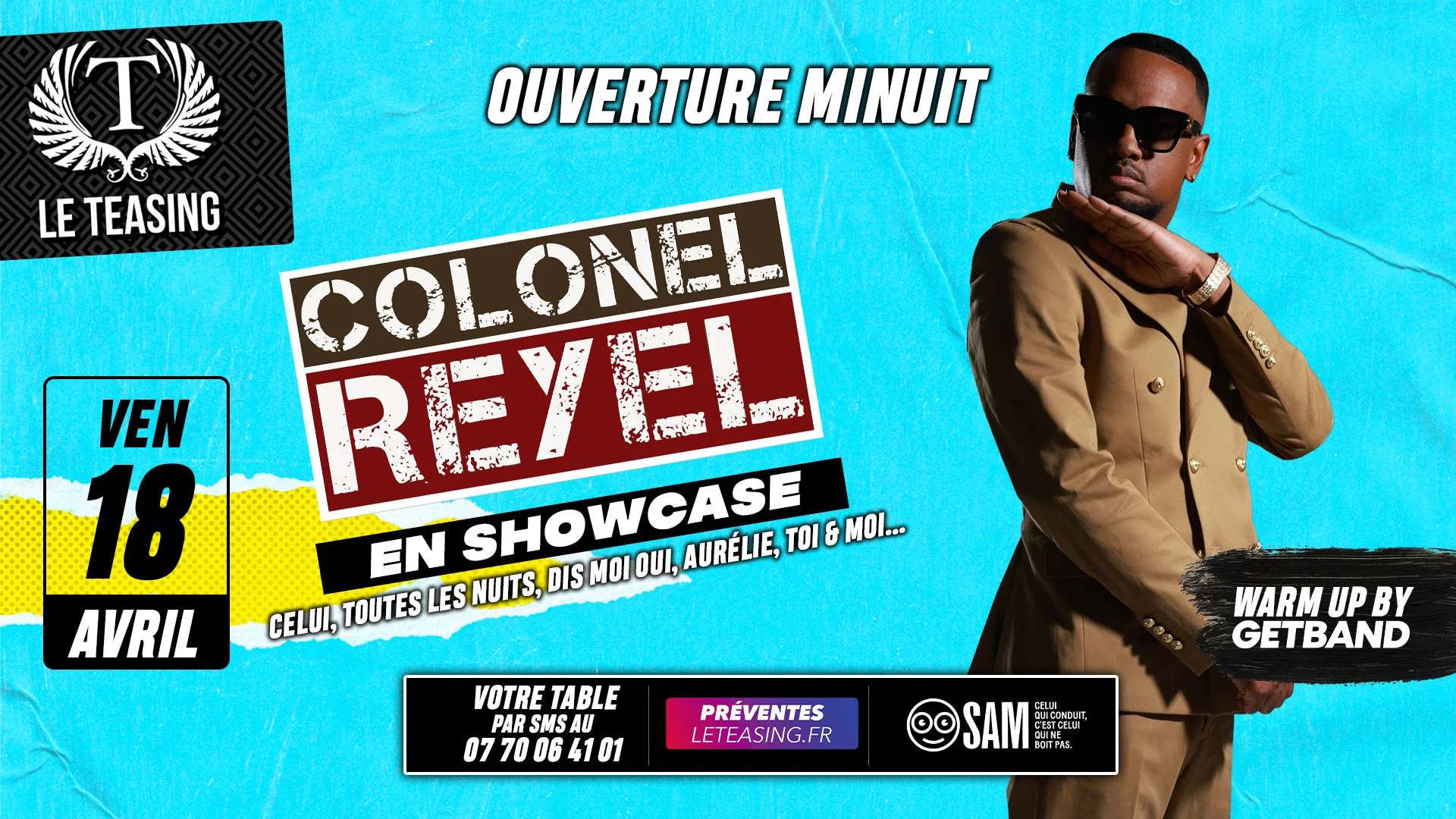 Colonel Reyel X Teasing Club (Besançon)