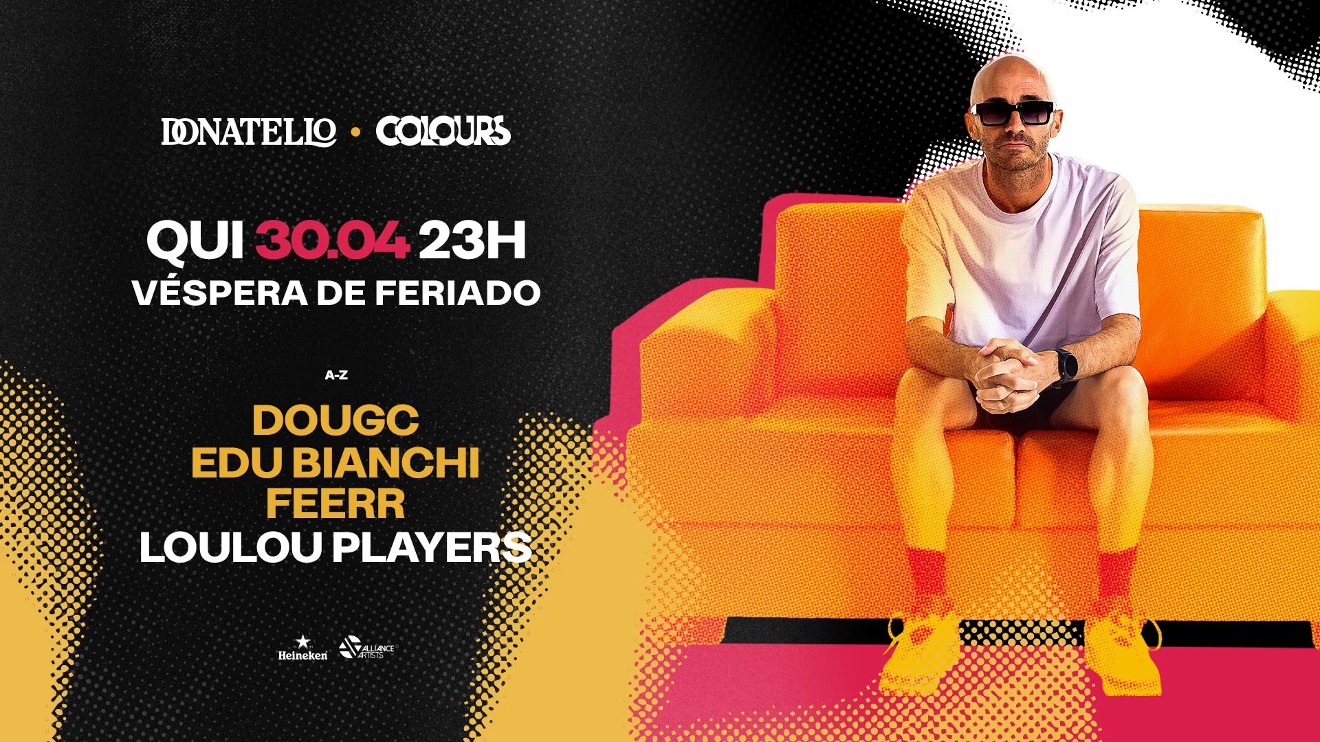 Colours On Tour @ Donatello W/ Loulou Players