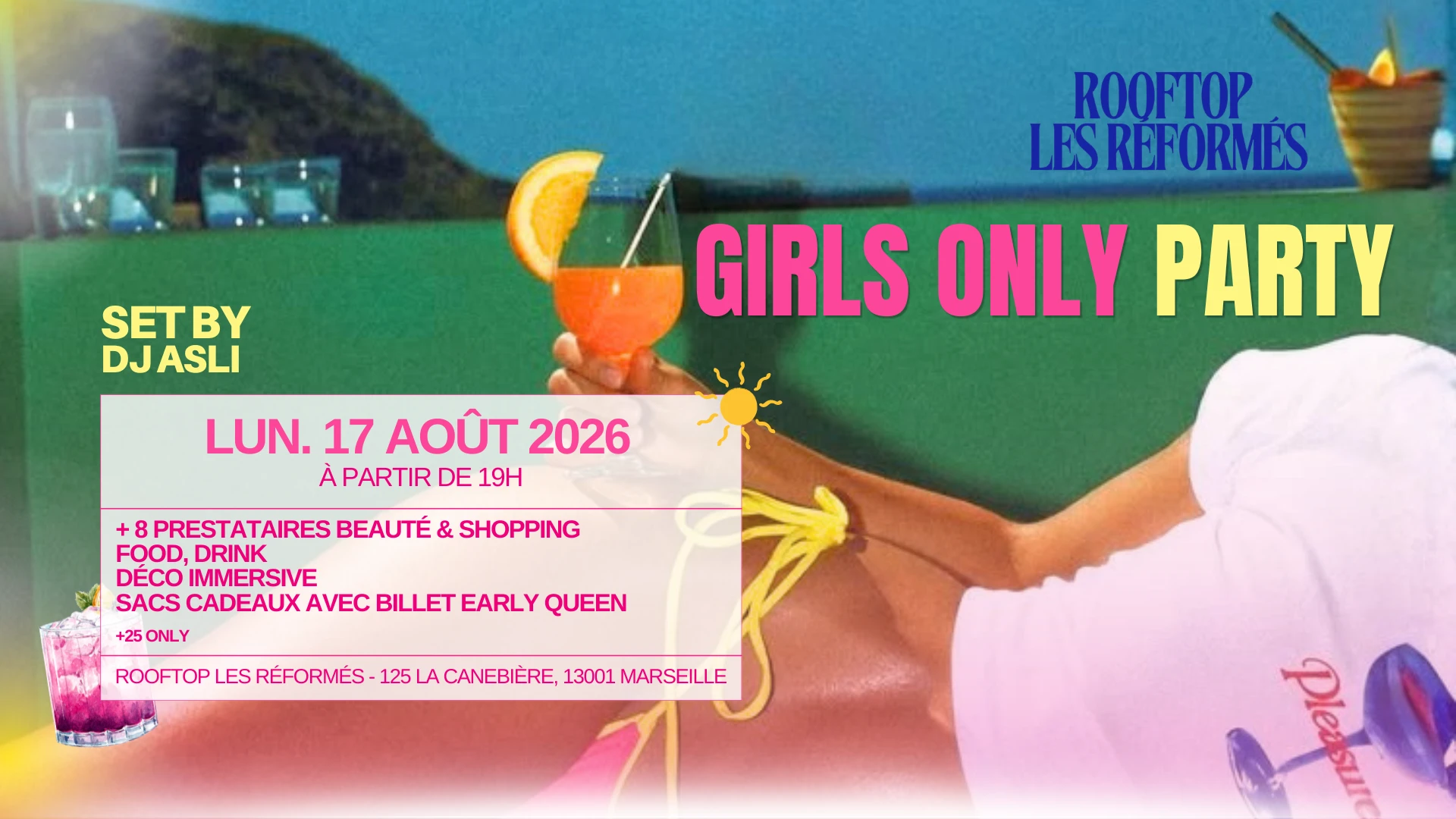 Girls Only Party X Rooftop Les Réformés