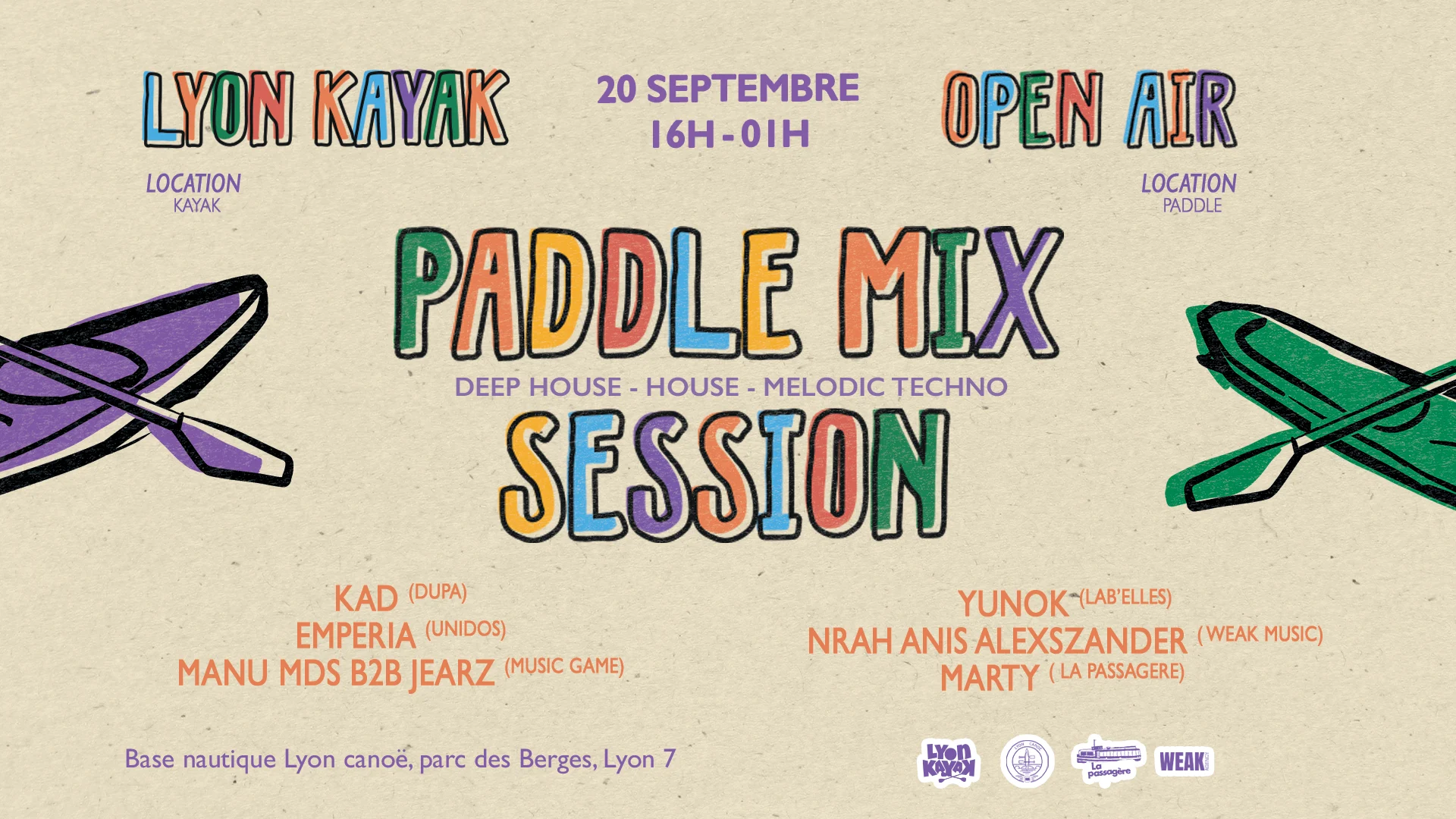 Lyon Kayak : Open Air By Paddle MIX Session