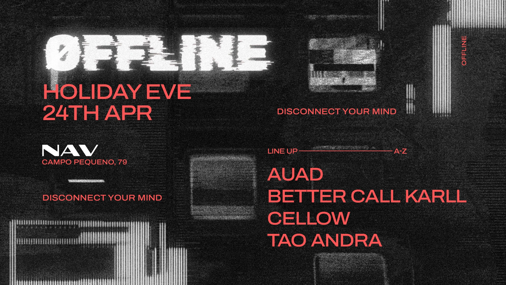 Øffline - Techno Wednesday W/ Tao Andra
