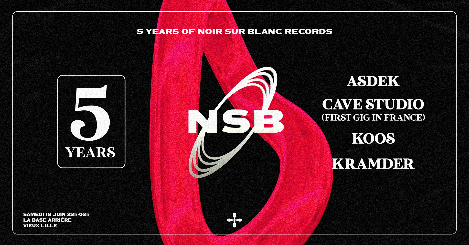 Noir Sur Blanc : 5 Years