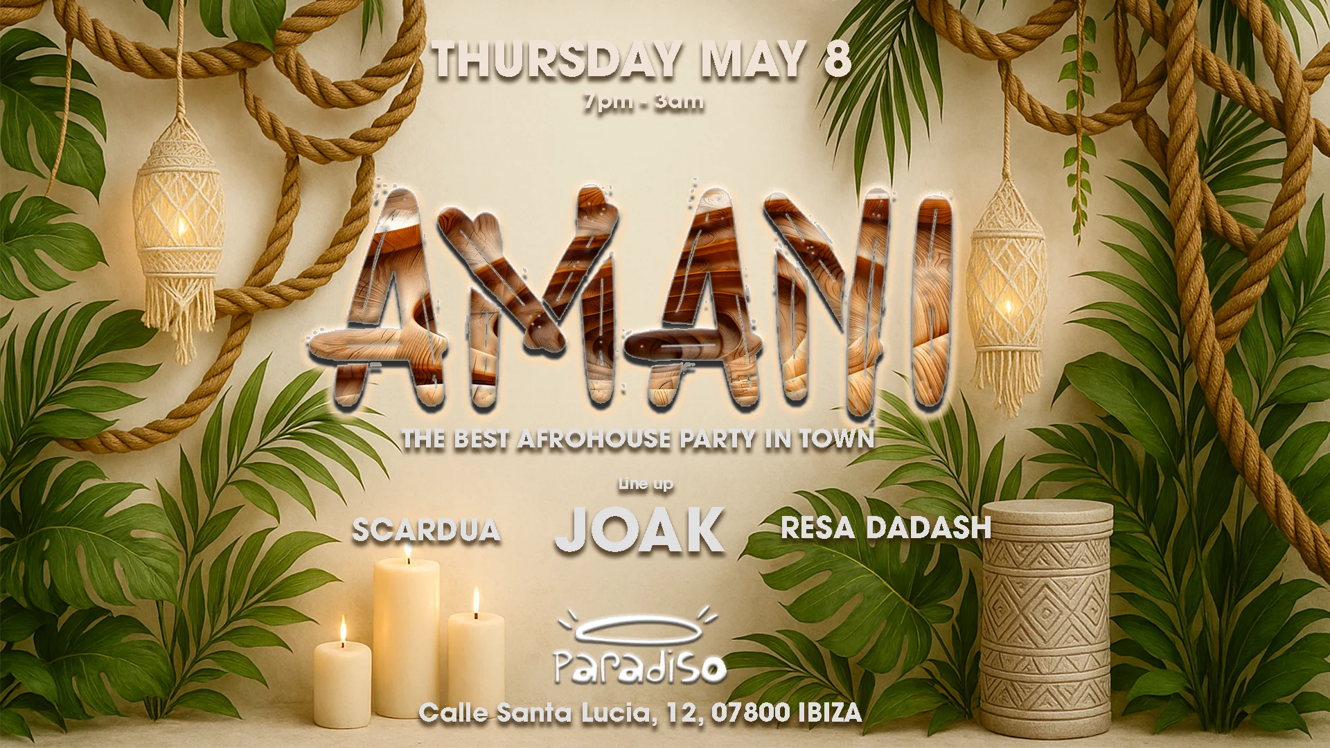 Amani @T Rooftop Paradiso May 8