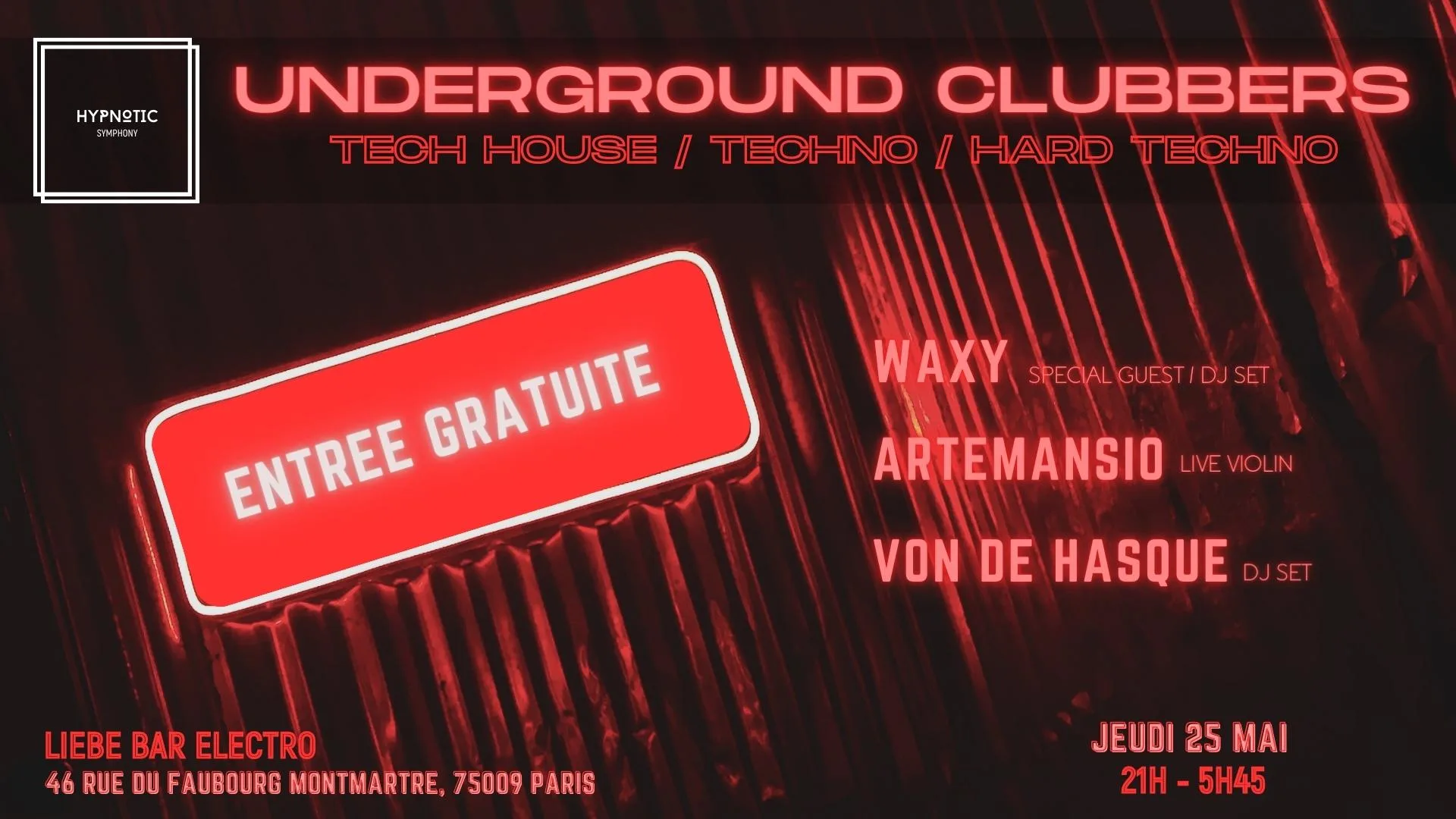 Underground Clubbers - Hypnotic Symphony X Liebe