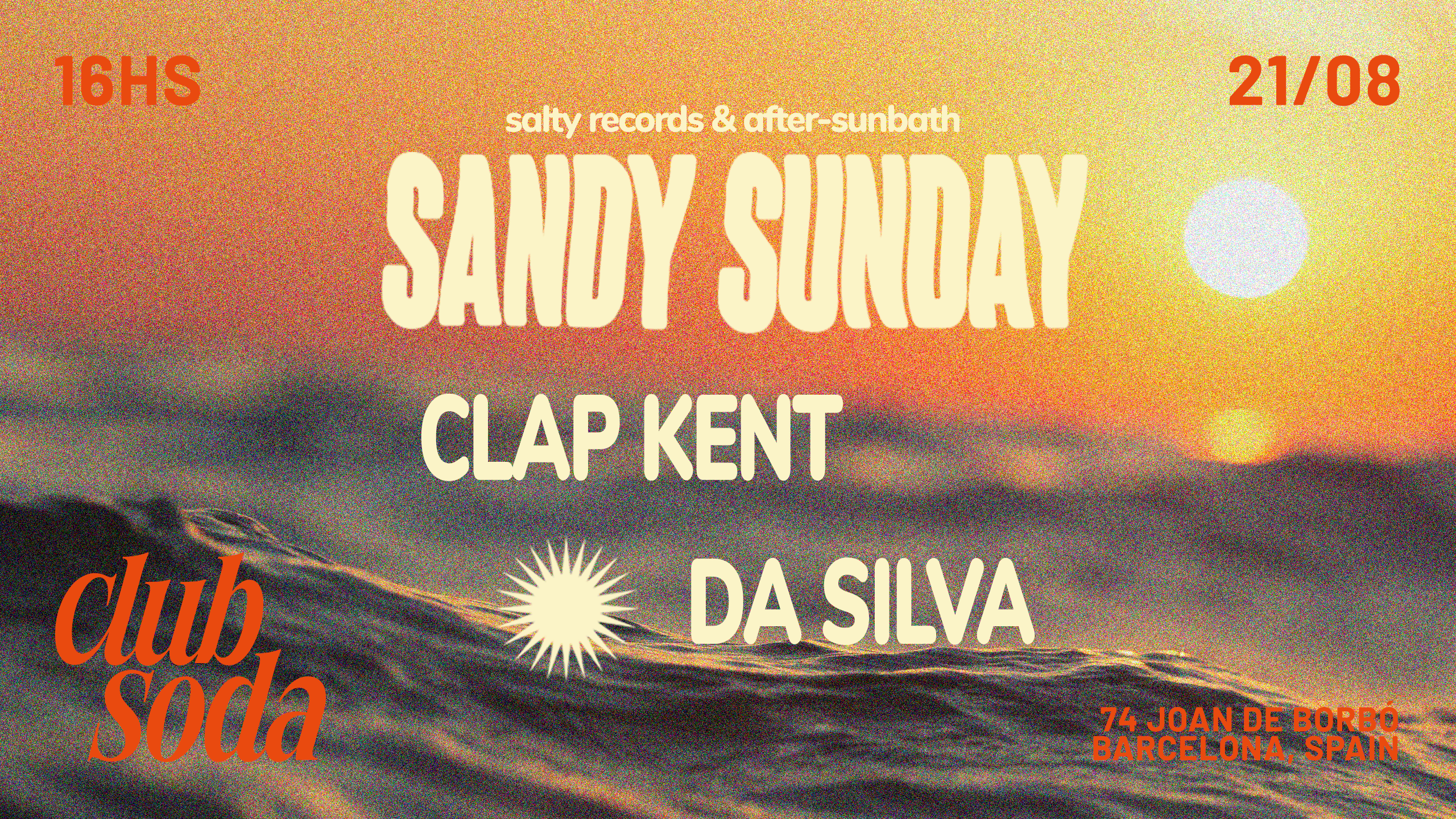 Sandy Sunday: Clap Kent & Da Silva (Entrada Gratuita)