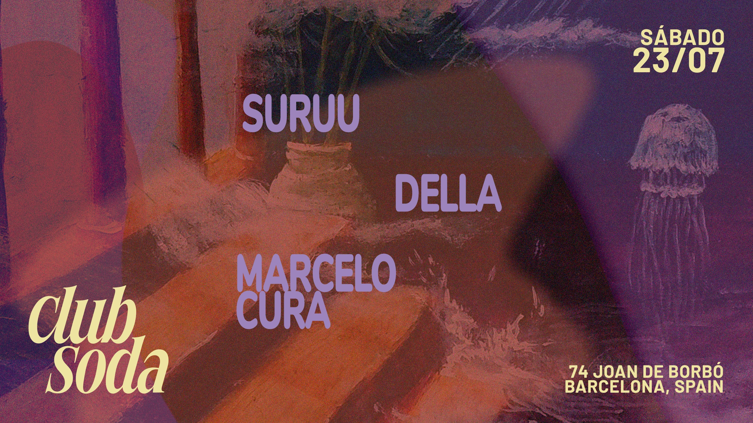 Club Soda Presents Suruu, Della & Marcelo Cura