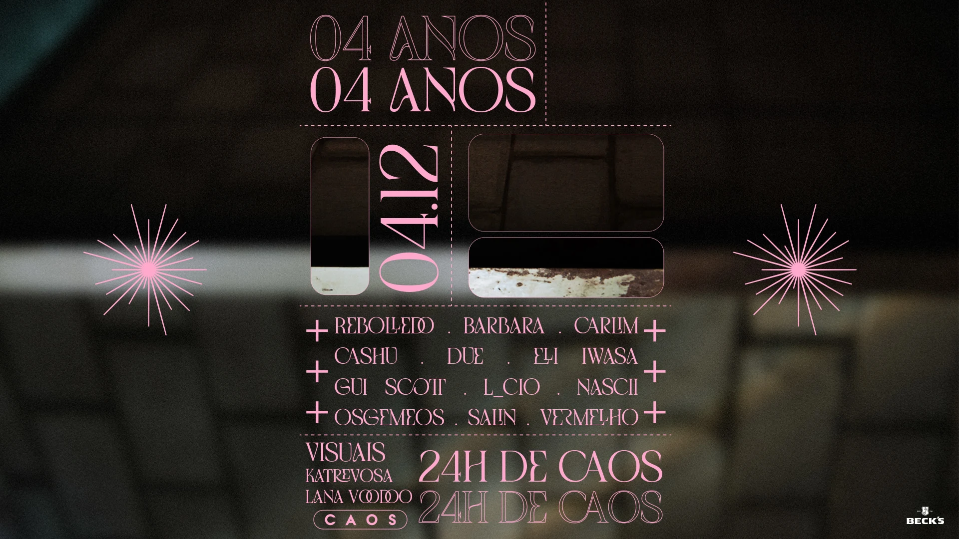24h De Caos: 04 Anos.