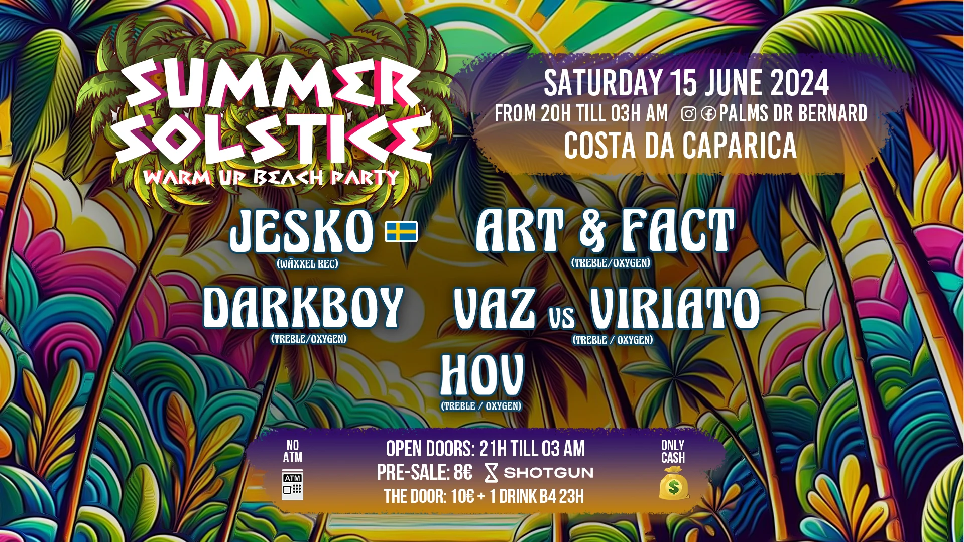 Oxygen & Underground Presents: Summer Solstice  Beach Party