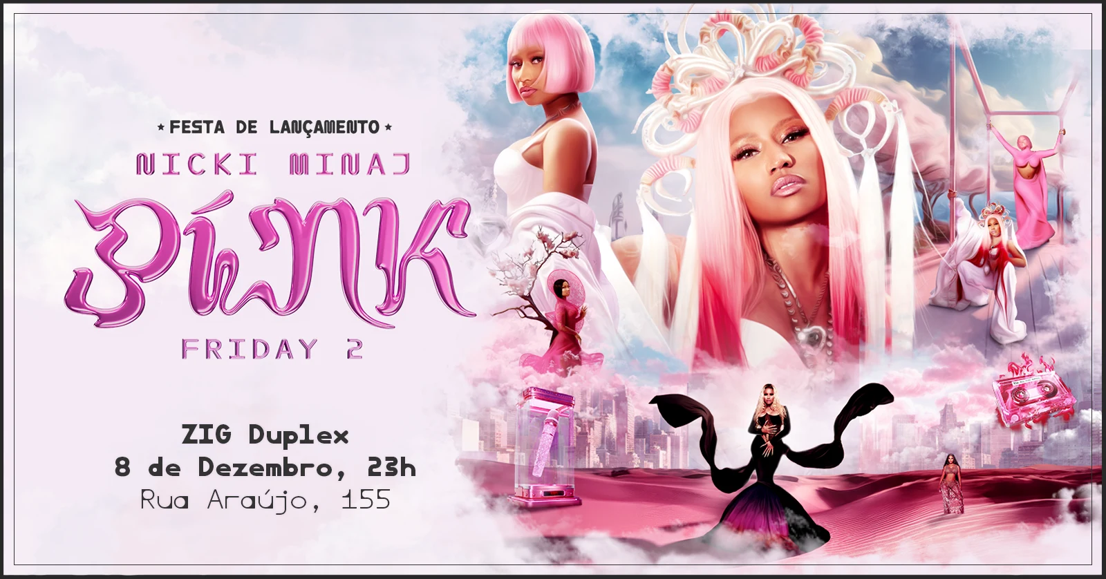 Poppers • Nicki Minaj: Pink Friday 2 • Festa De Lançamento