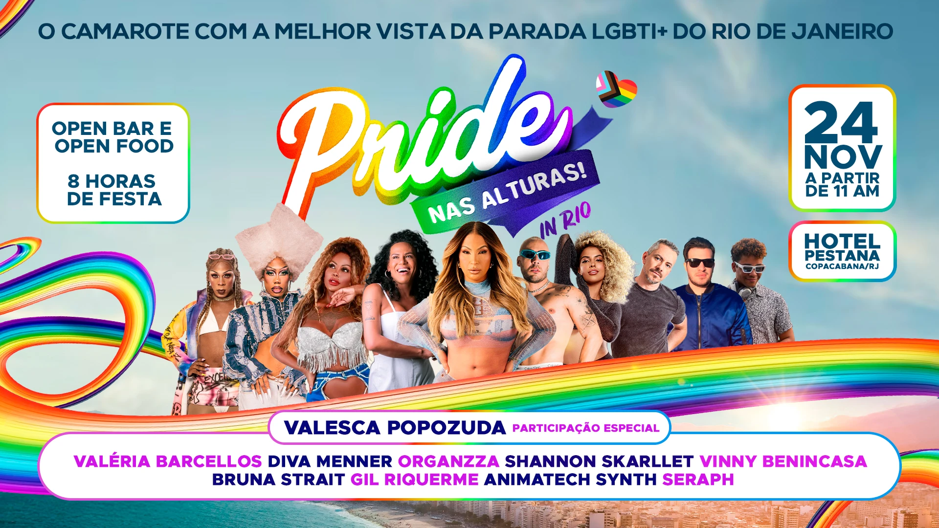 Camarote Pride Nas Alturas Rio