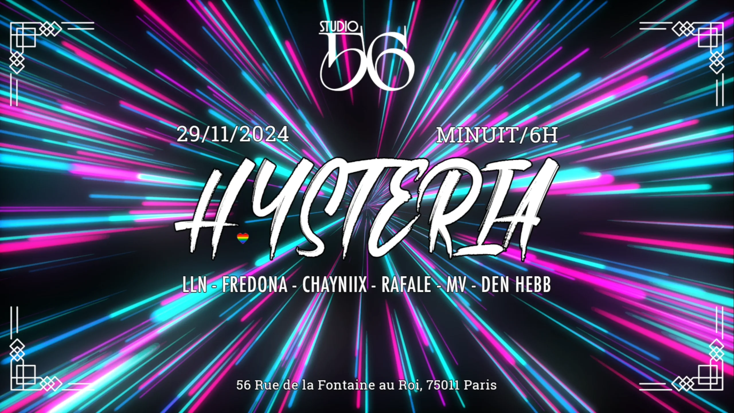 Hysteria - Lln / Fredona / Chayniix / Rafale / MV & Den Hebb