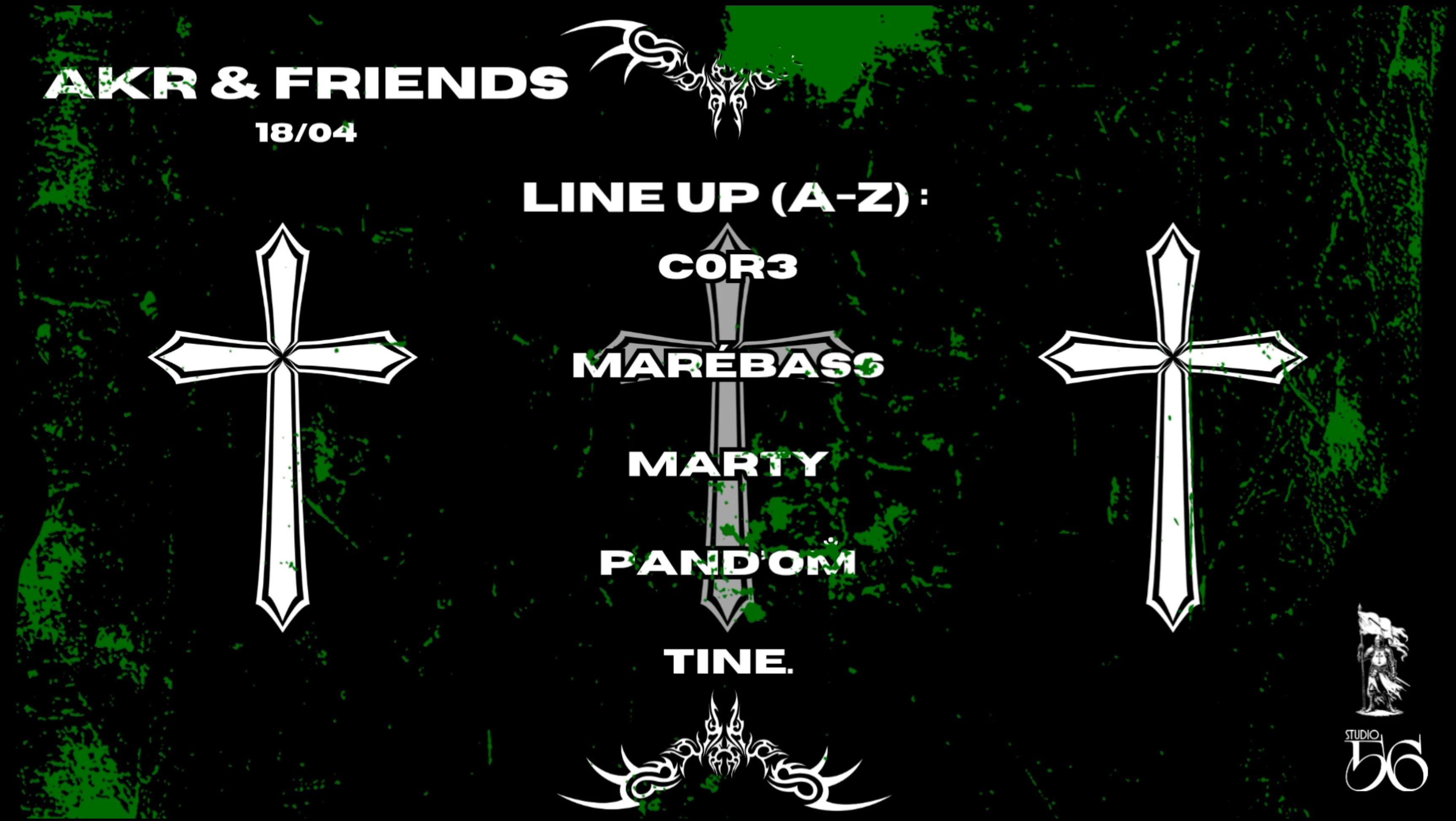 Akr Invite C0r3, Marébass, Marty, Pand'om & Tine