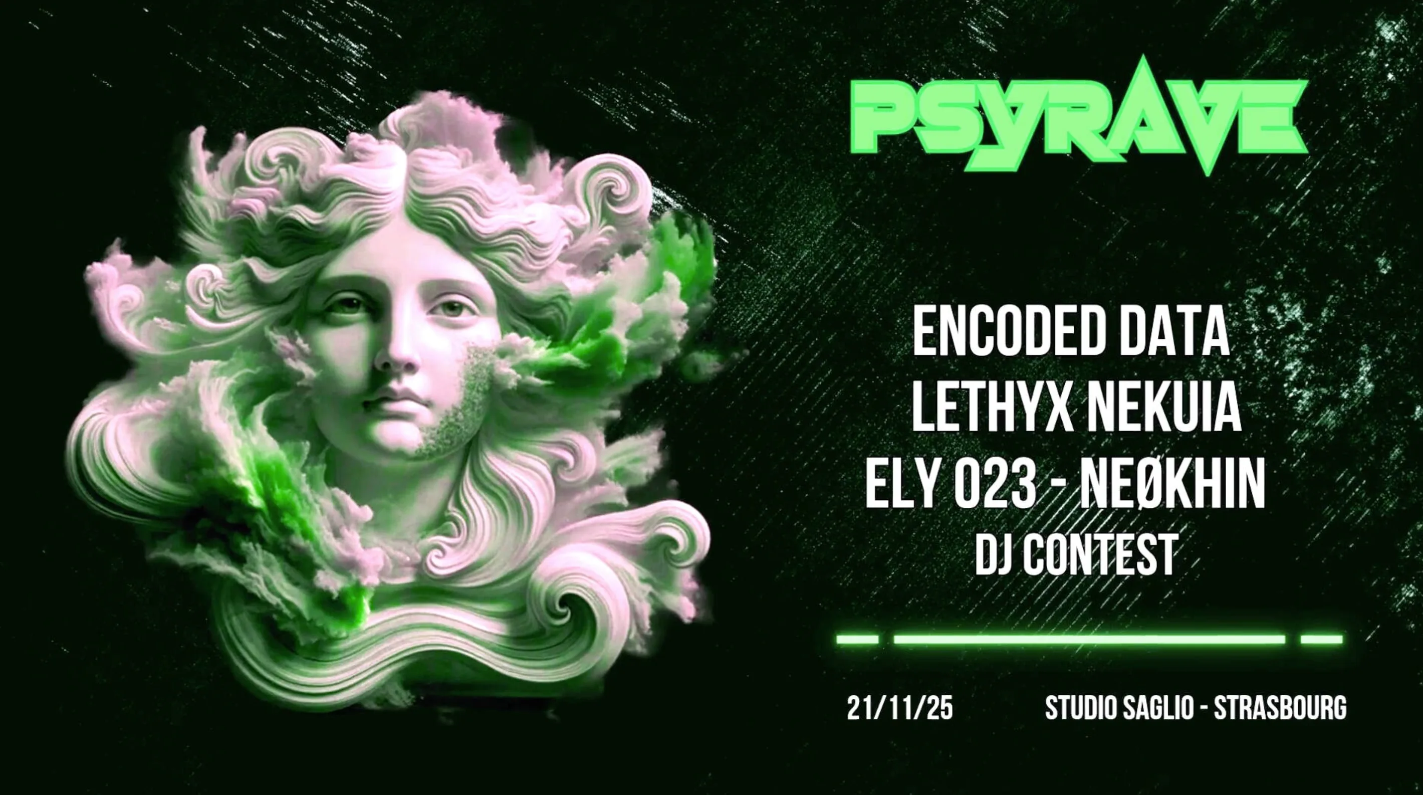 Psyrave : Encoded Data - Lethyx Nekuia - Neøkhin - Ely023