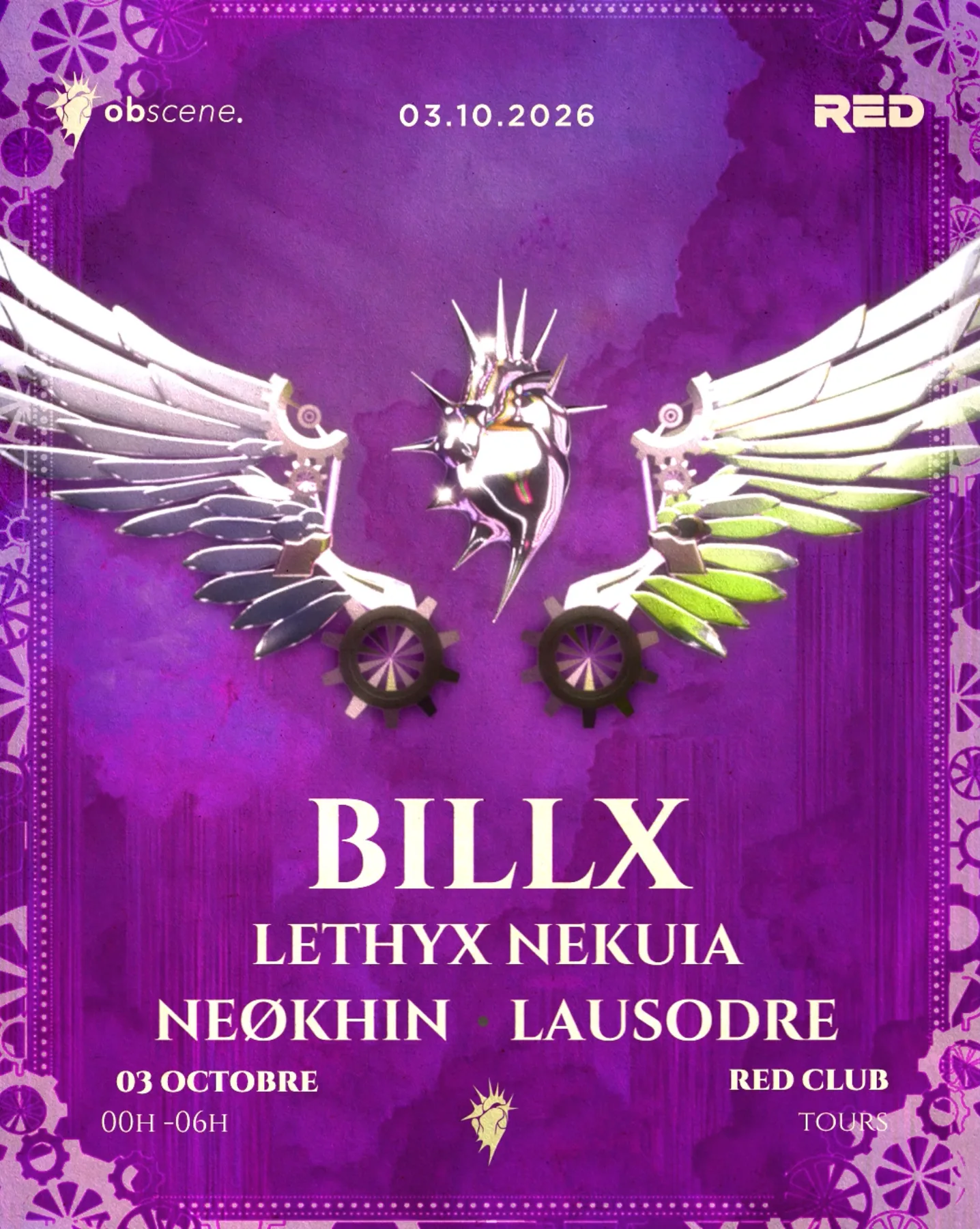 Obscene : Billx - Neøkhin - Lethyx Nekuia - Lausodre