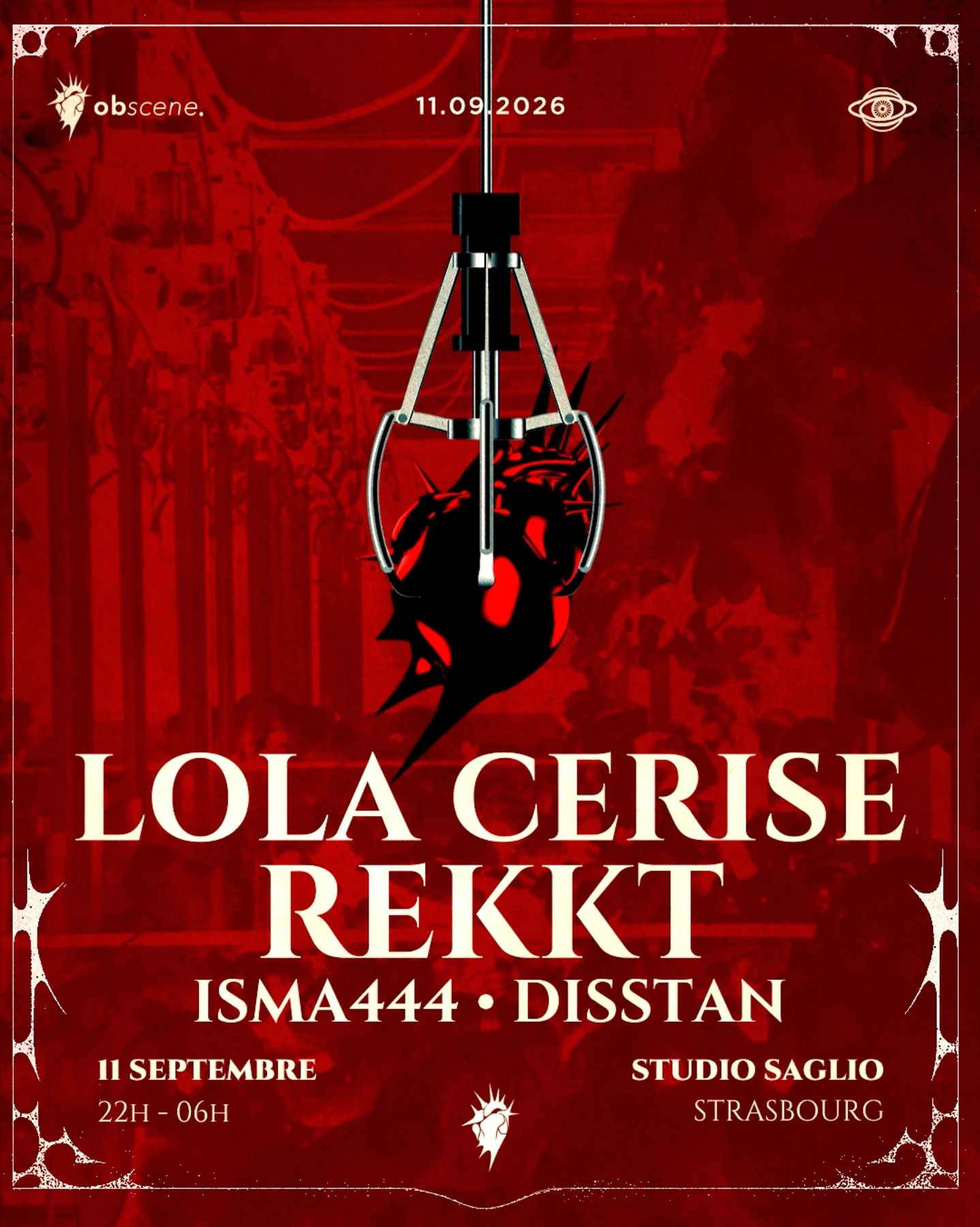 Obscene : Lola Cerise - Rekkt - Flosch - Disstan