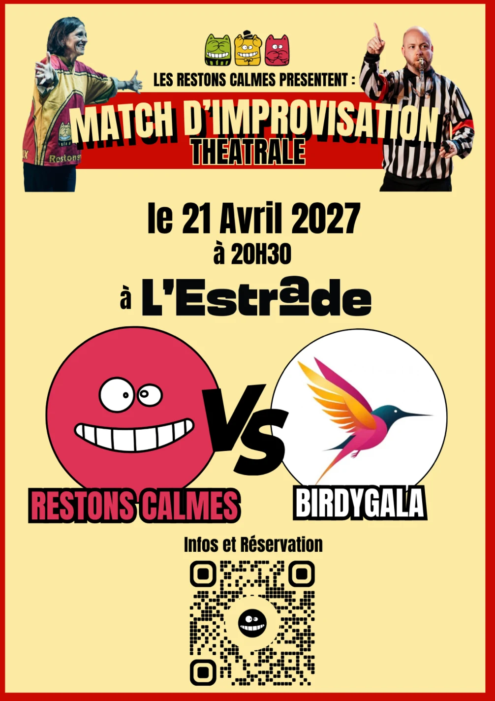 Match D'improvisation Théâtrale 21/04