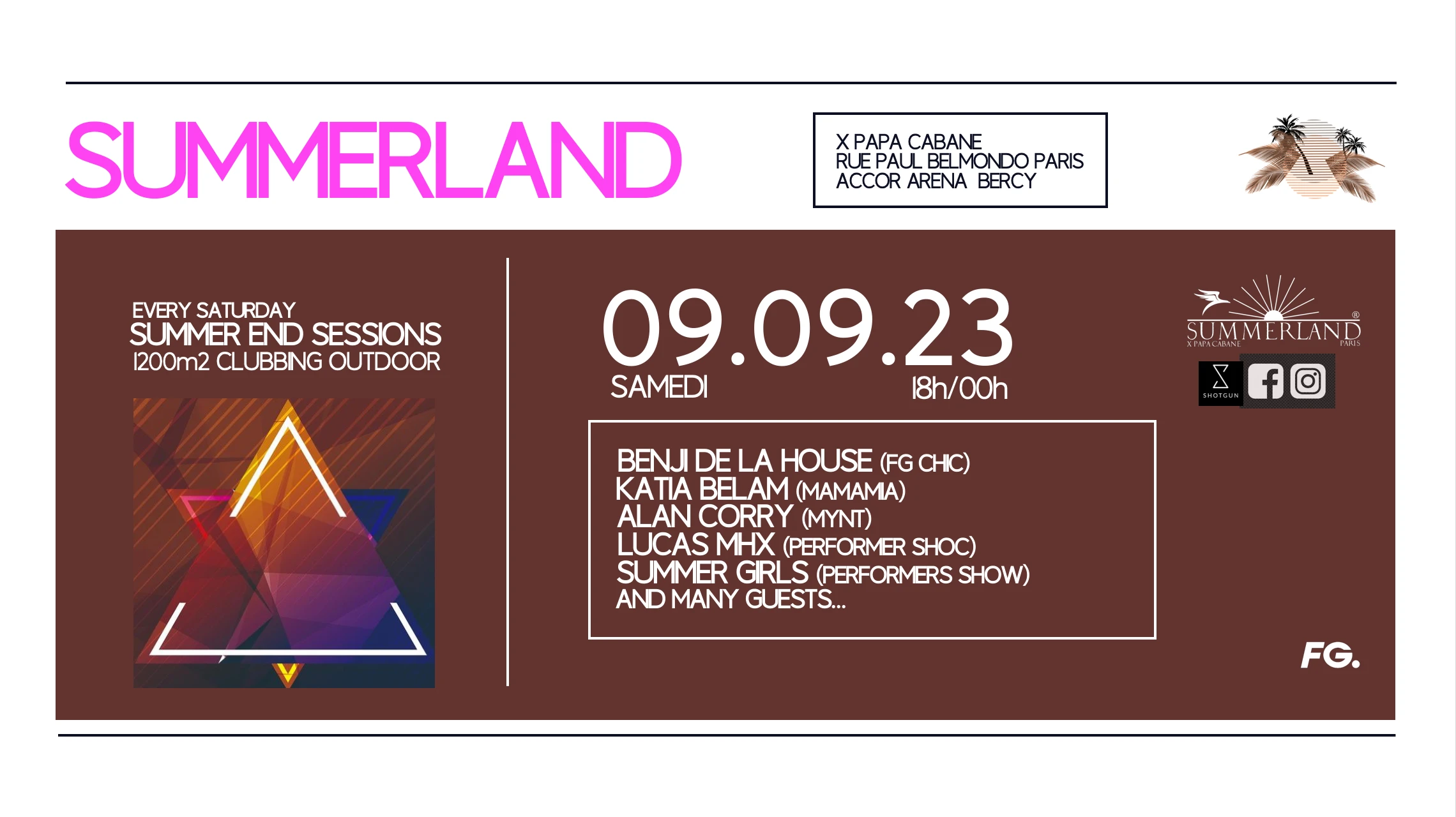 Summerland Paris - Summer End Sessions / Clubbing Exterieur