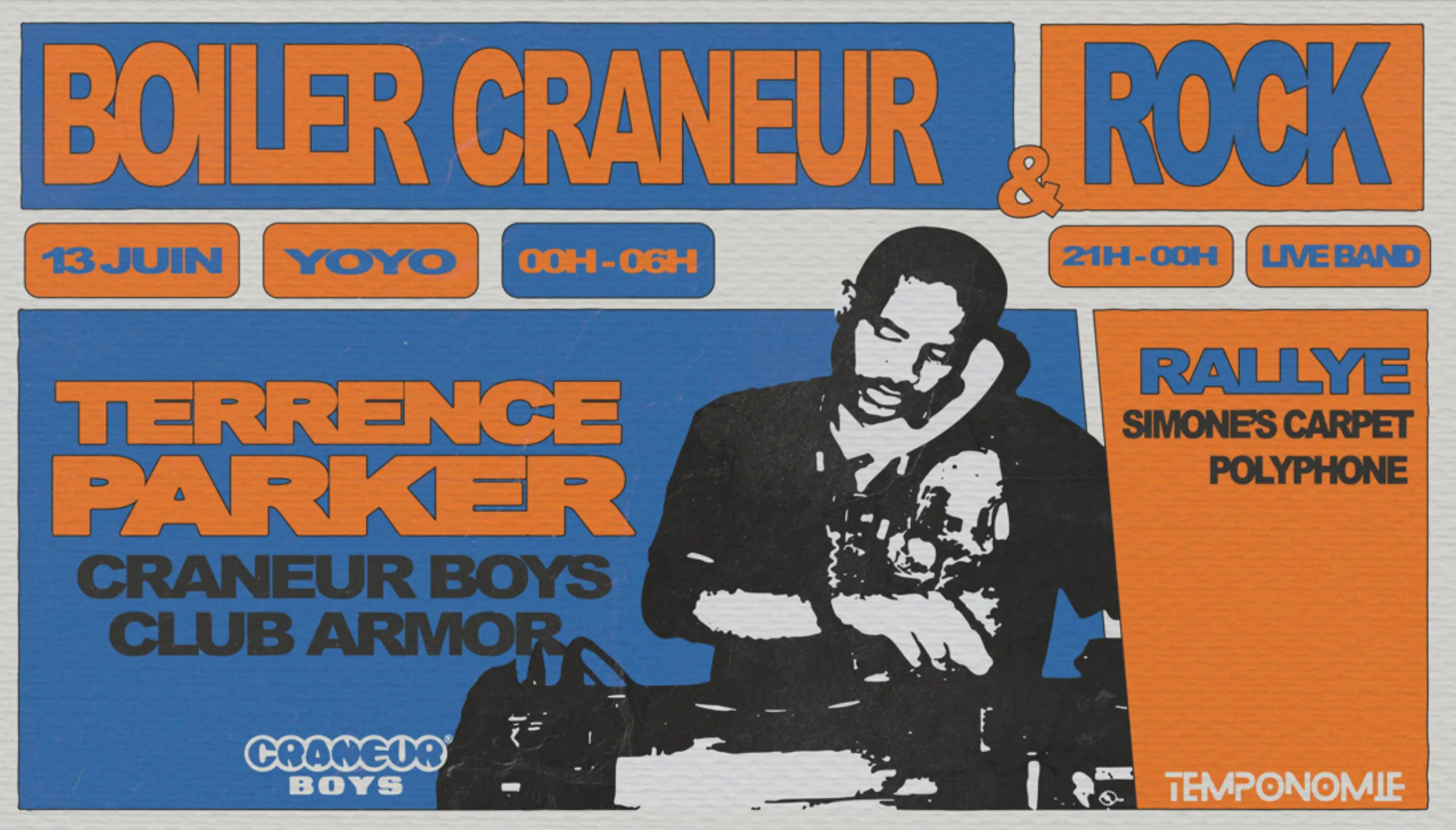Boiler : Terrence Parker, Club Armor By Craneur & Temponomie