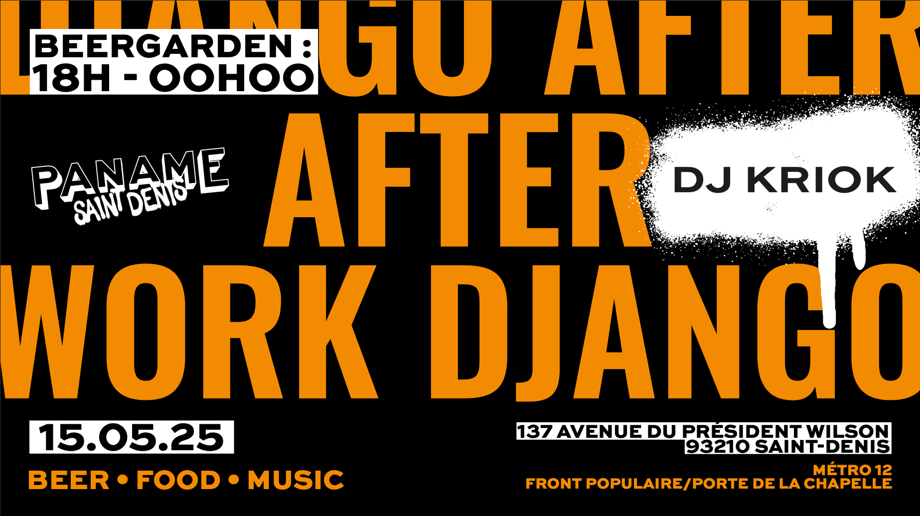 (Open Air) Paname Saint-Denis - Dj Kriok