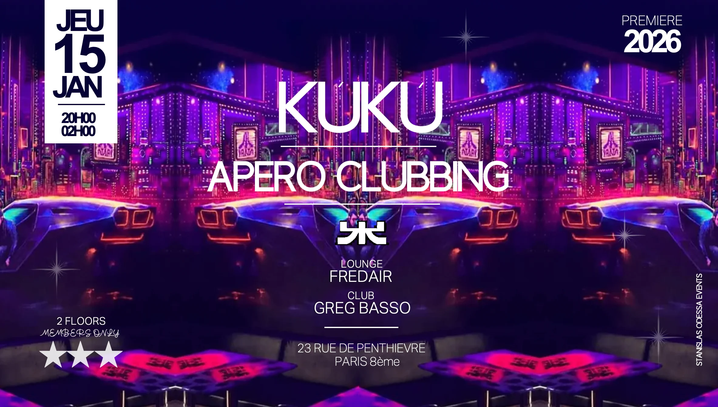 Kúkú  || Apero Clubbing || Greg Basso X Fredair