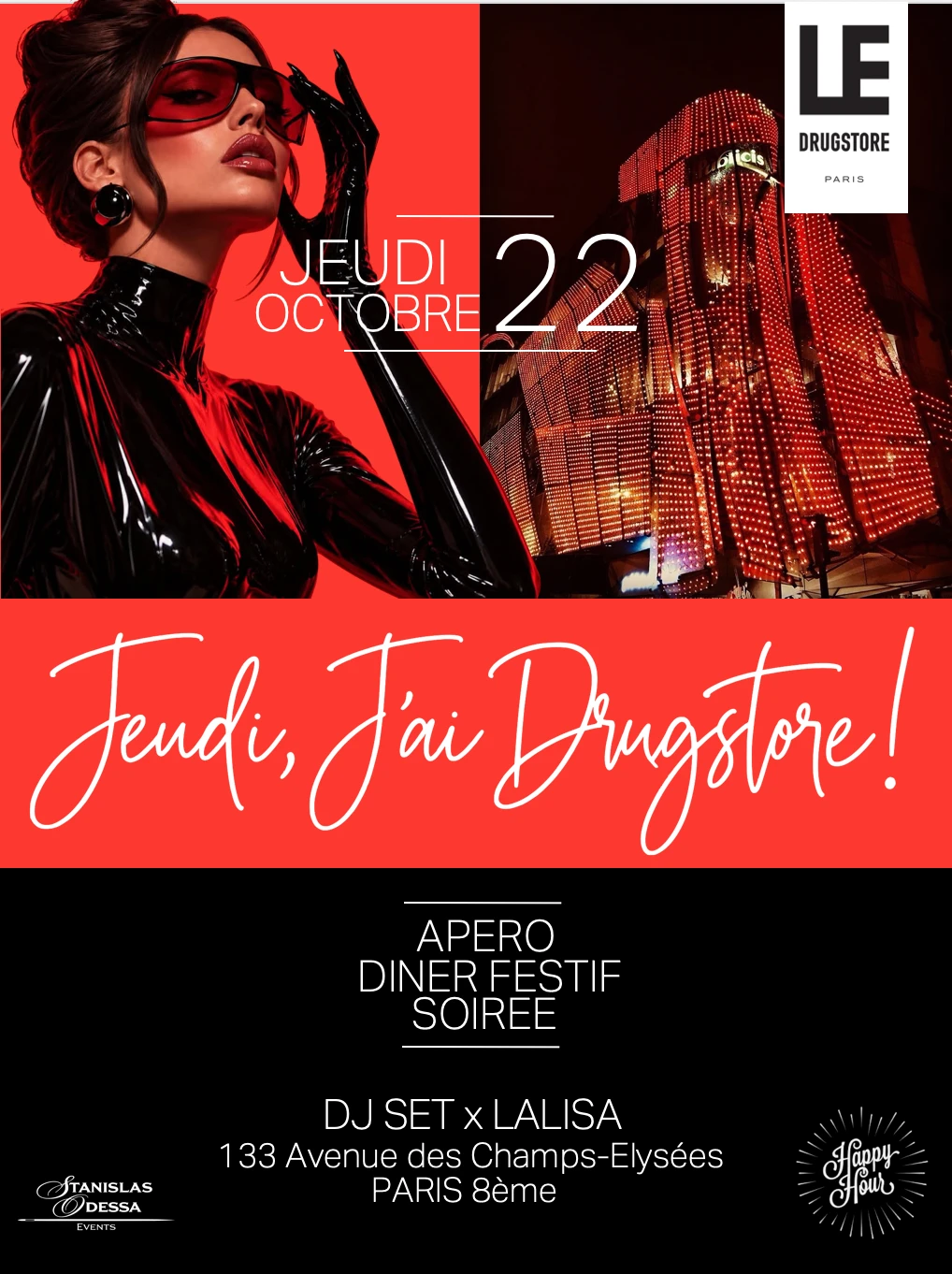 Drugstore Publicis Champs-Elysees // Apero Diner Clubbing