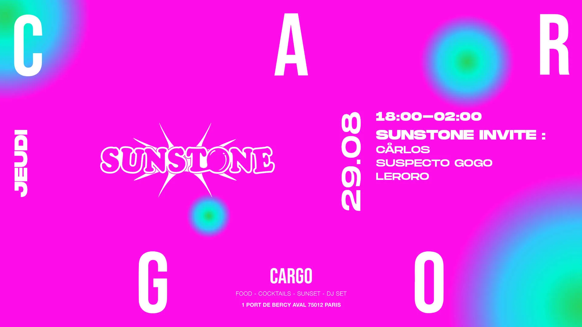 Cargo X Sunstone