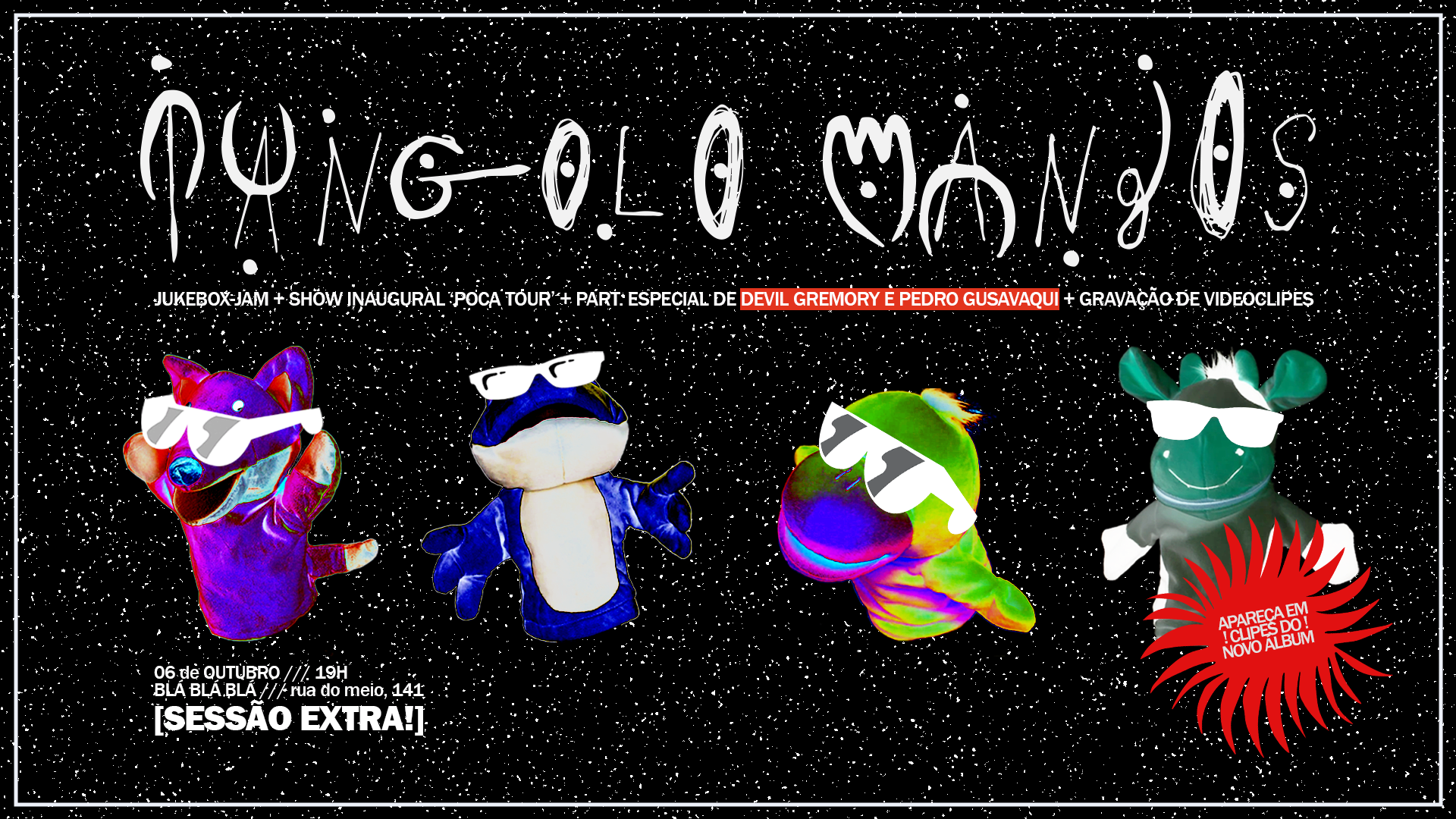 [Sessão Extra!] Tangolo Mangos: Show + Gravação De Clipe