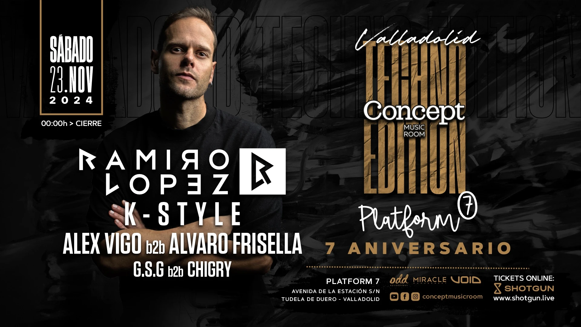 Concept Music Room Techno Edition + 7 Aniversario Platform7