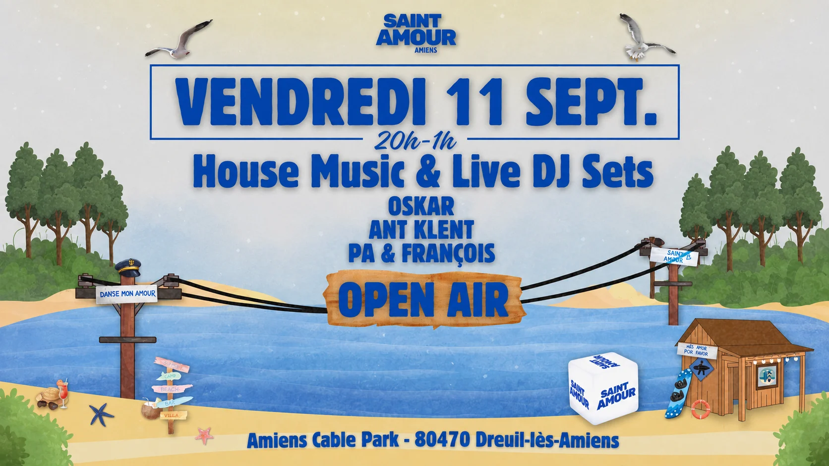 Saint Amour Amiens | Open Air | Vendredi 11 Septembre…