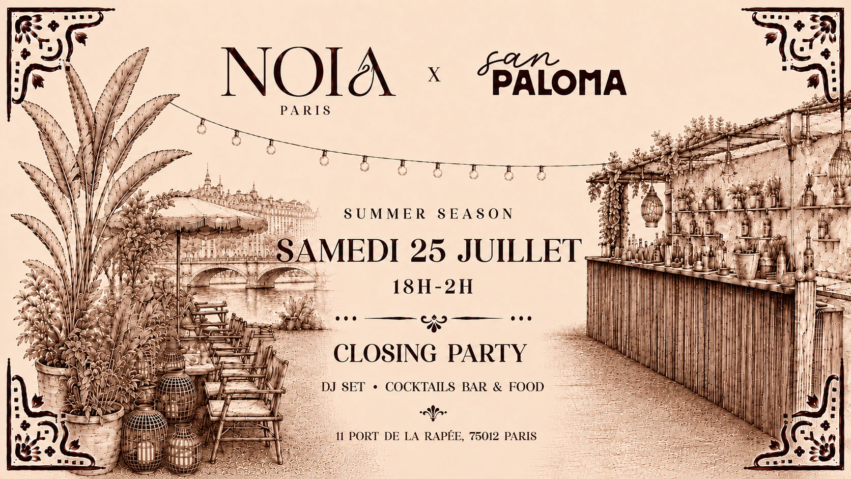 Noïa Open Air | Closing Party | 25/07