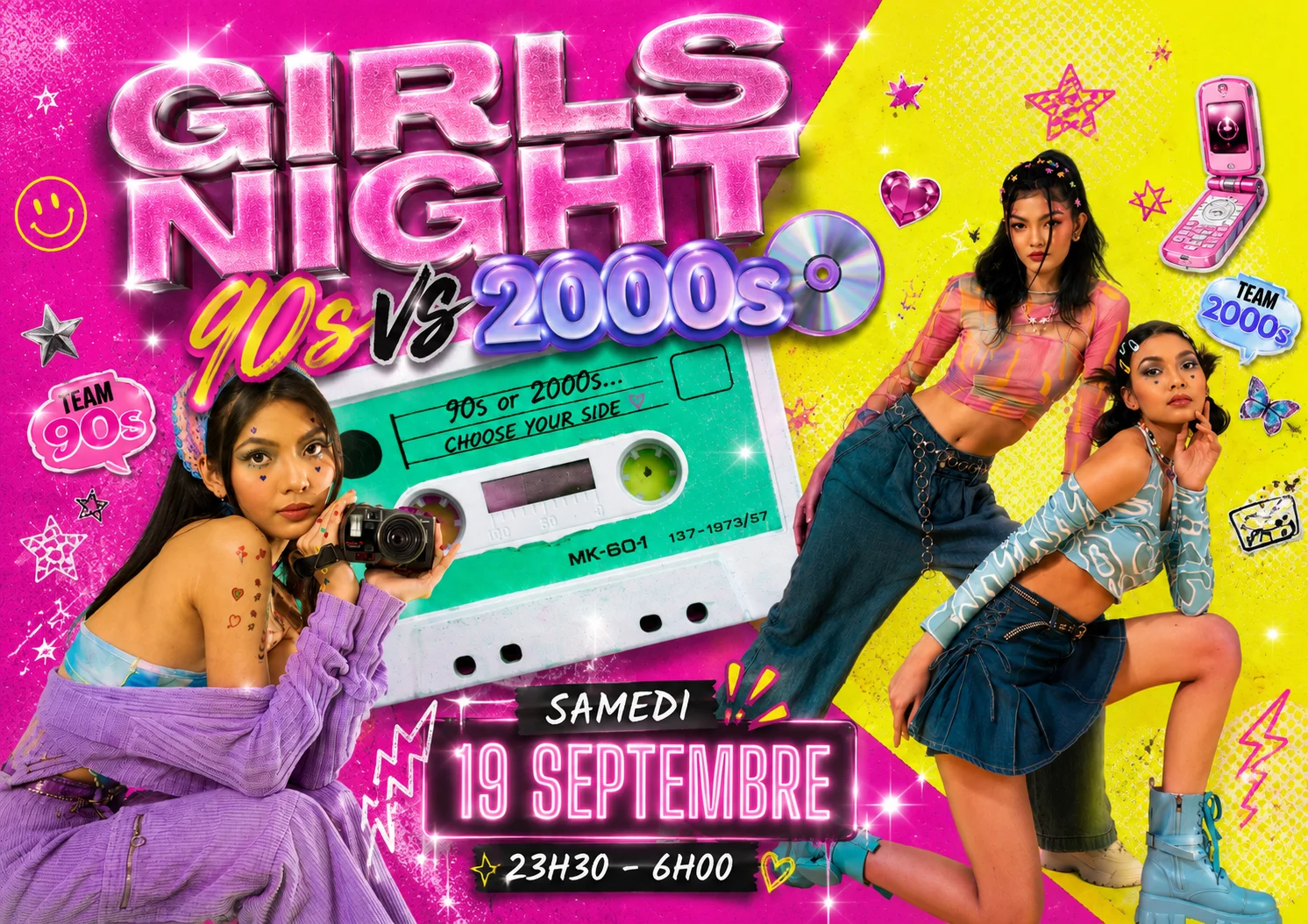 Girls Night 90s Vs 2000s